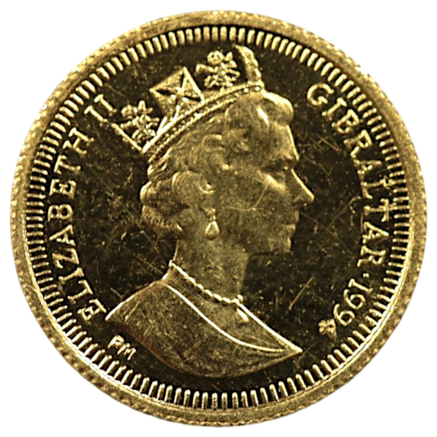 ジブラルタル 1/25クラウン金貨 1994年 ポブジョイ鋳 ピーターラビットと母と妹たち