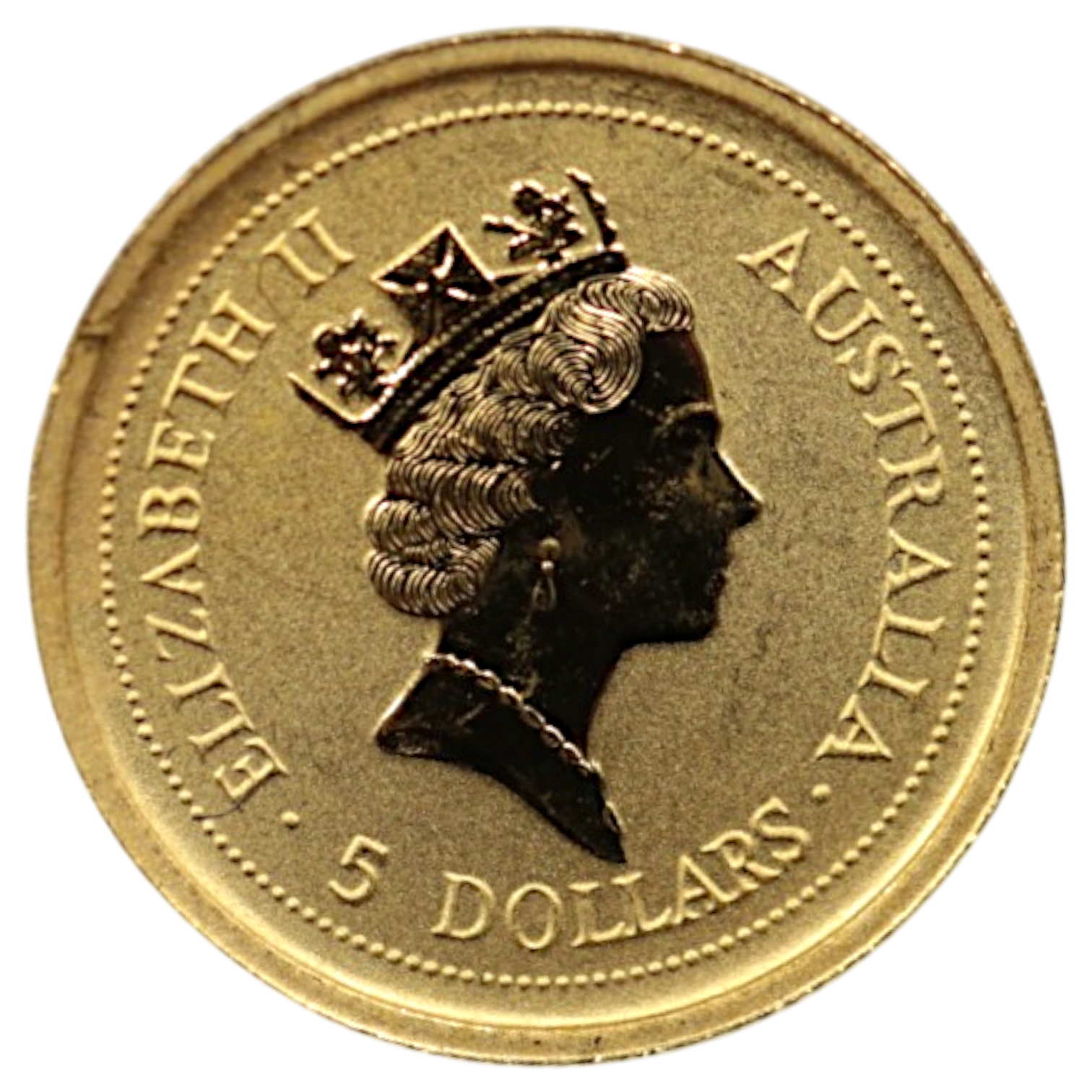 オーストラリア 5ドル金貨 1997年 パース鋳 干支 牛