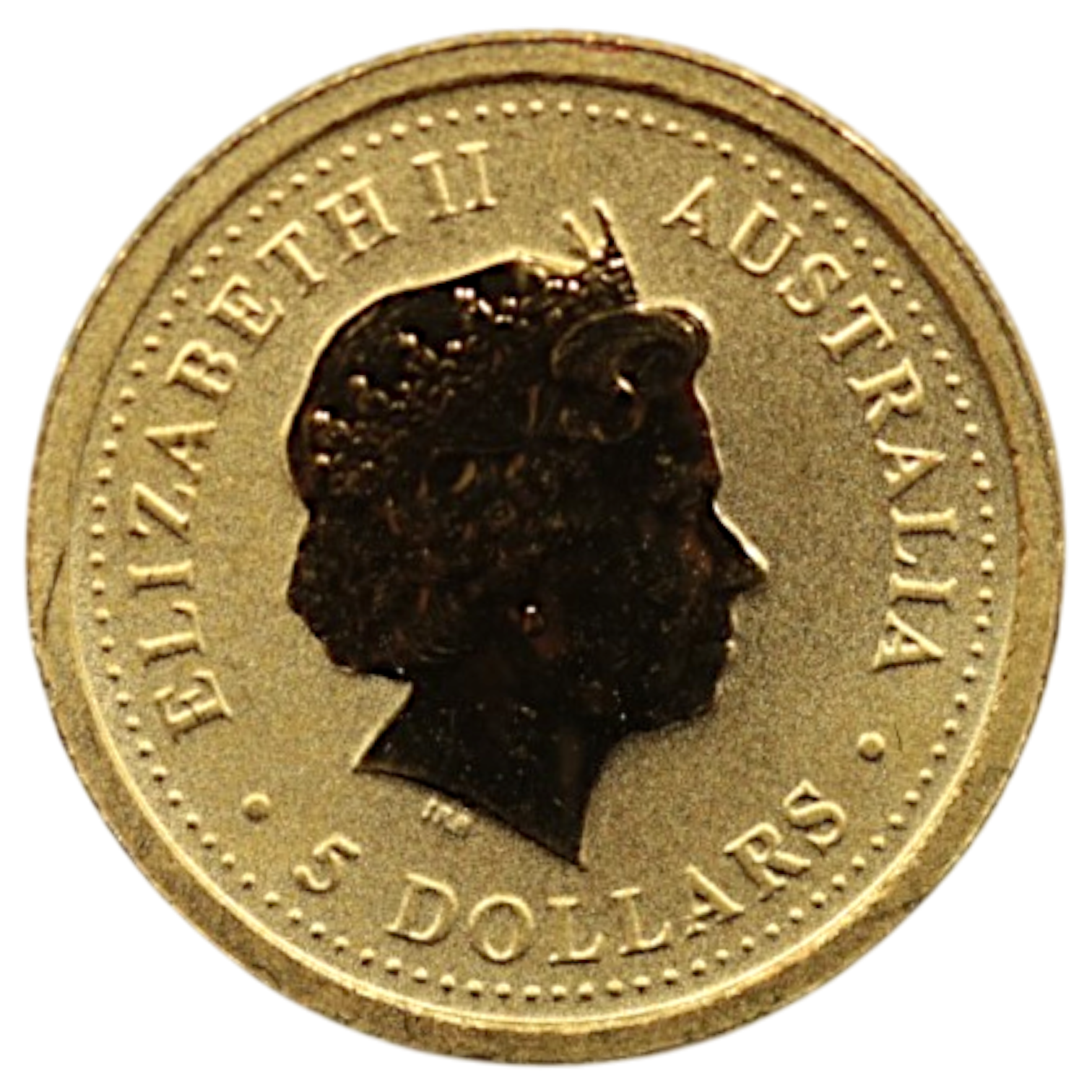 オーストラリア 5ドル金貨 2001年 パース鋳 干支 蛇