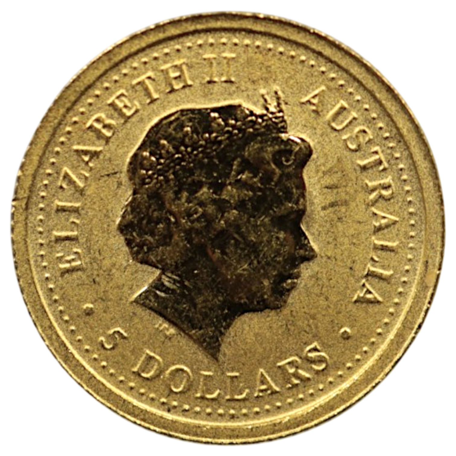 オーストラリア 5ドル金貨 2000年 パース鋳 干支 龍