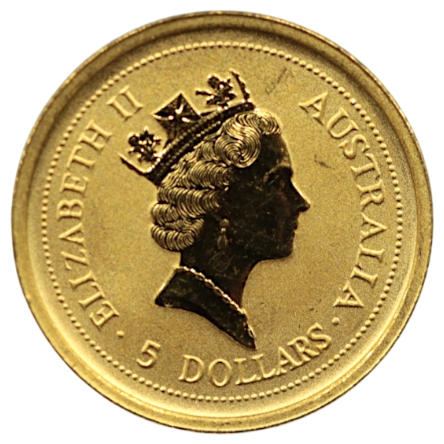 オーストラリア 5ドル金貨 1996年 パース鋳 干支 鼠