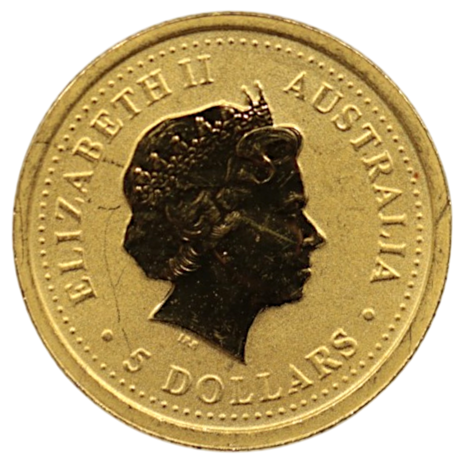 オーストラリア 5ドル金貨 2004年 パース鋳 干支 猿