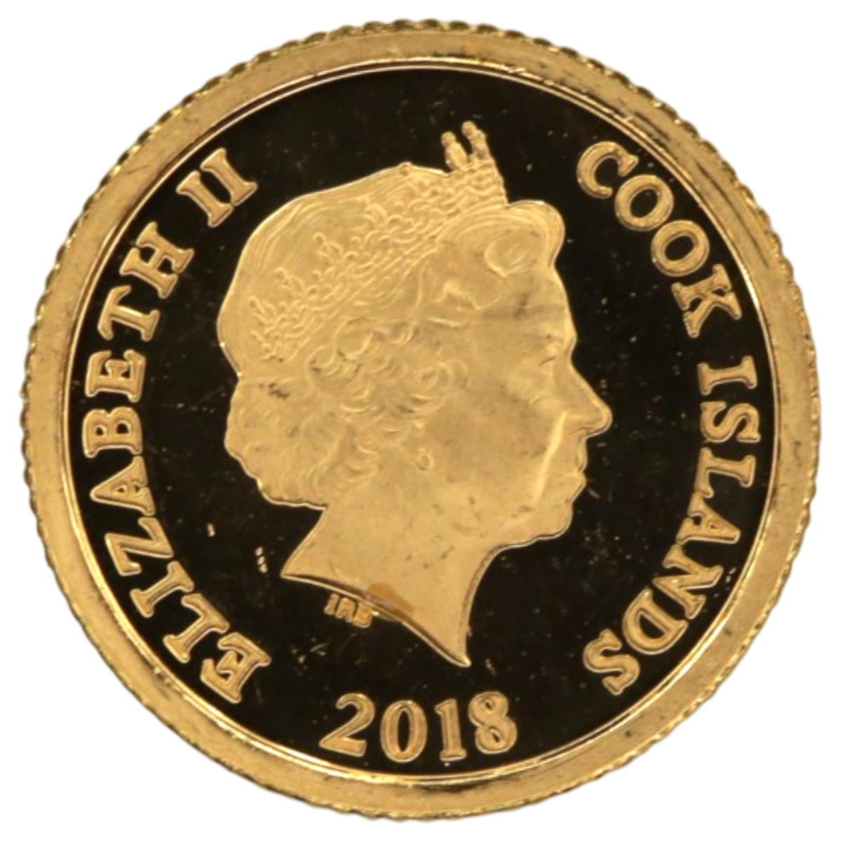 クック島 4ドル金貨 2018年 イルカ
