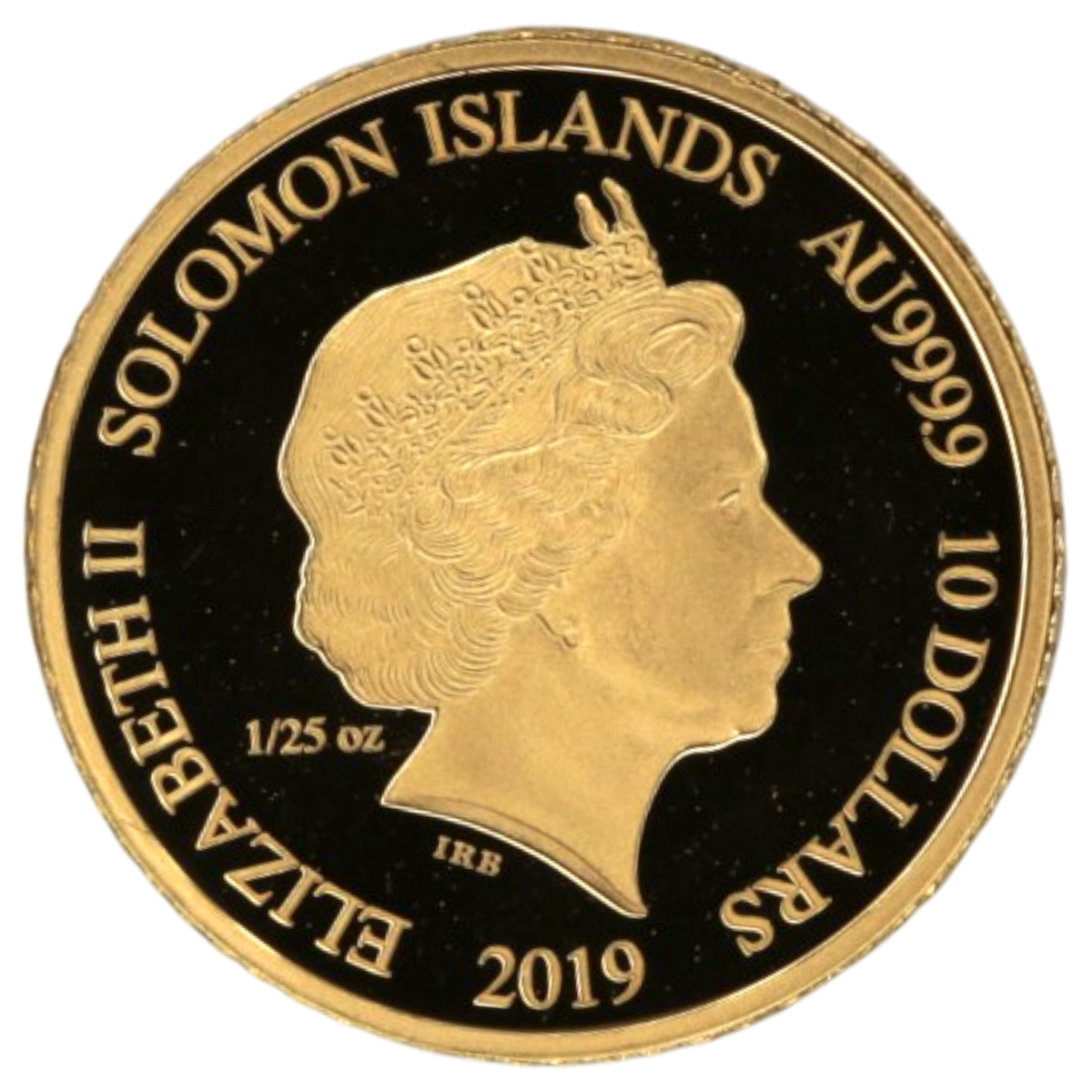 ソロモン諸島 10ドル金貨 2019年 エンジェル