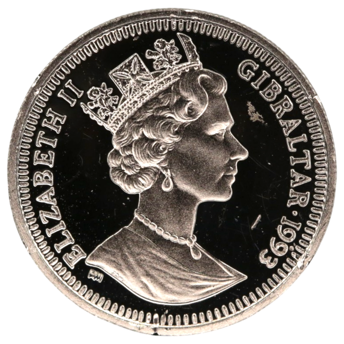 ジブラルタル 1/5クラウンプラチナ貨 1993年 ポブジョイ鋳 ピーターラビット