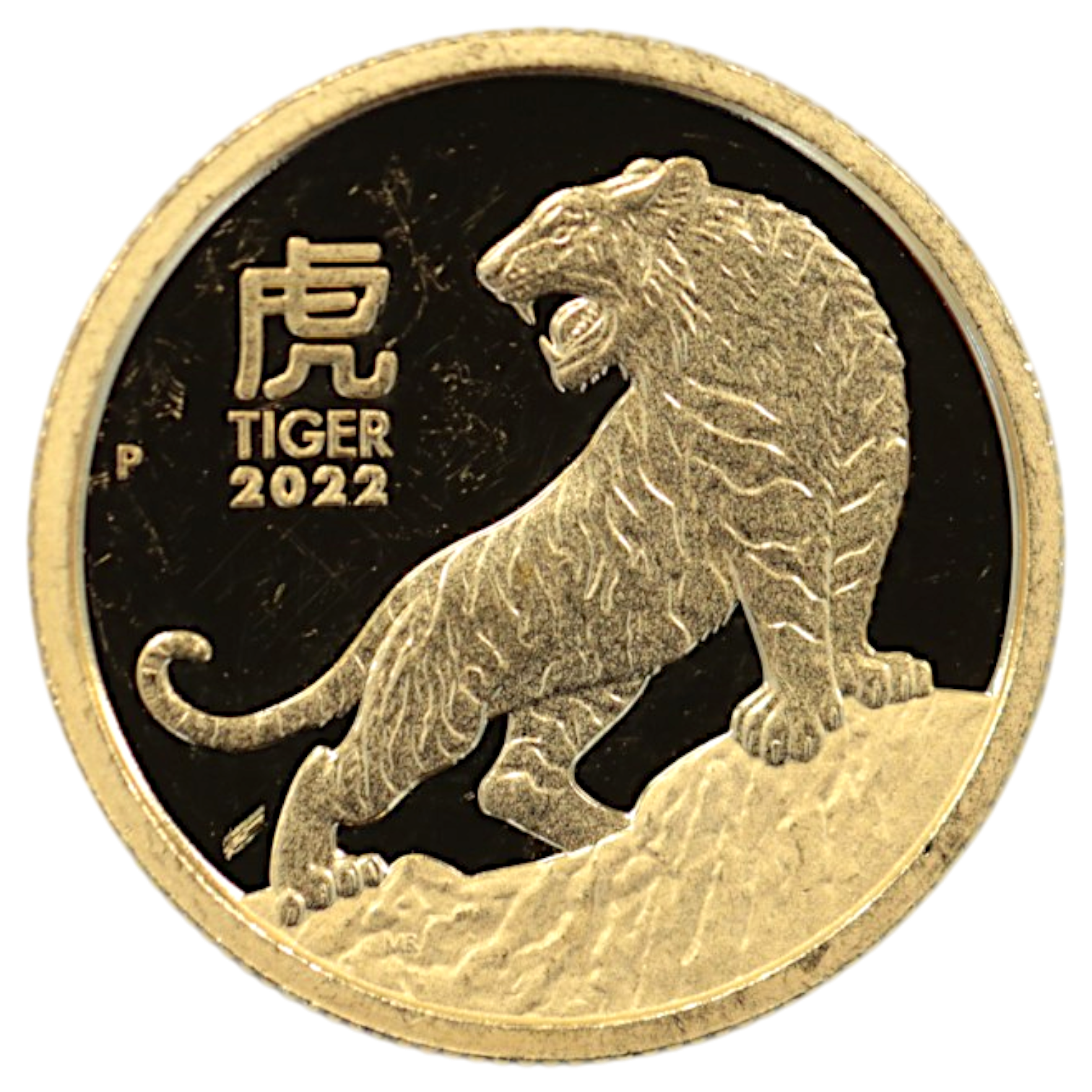 オーストラリア 1/4オンス 25ドル 金貨 干支 2022年 虎