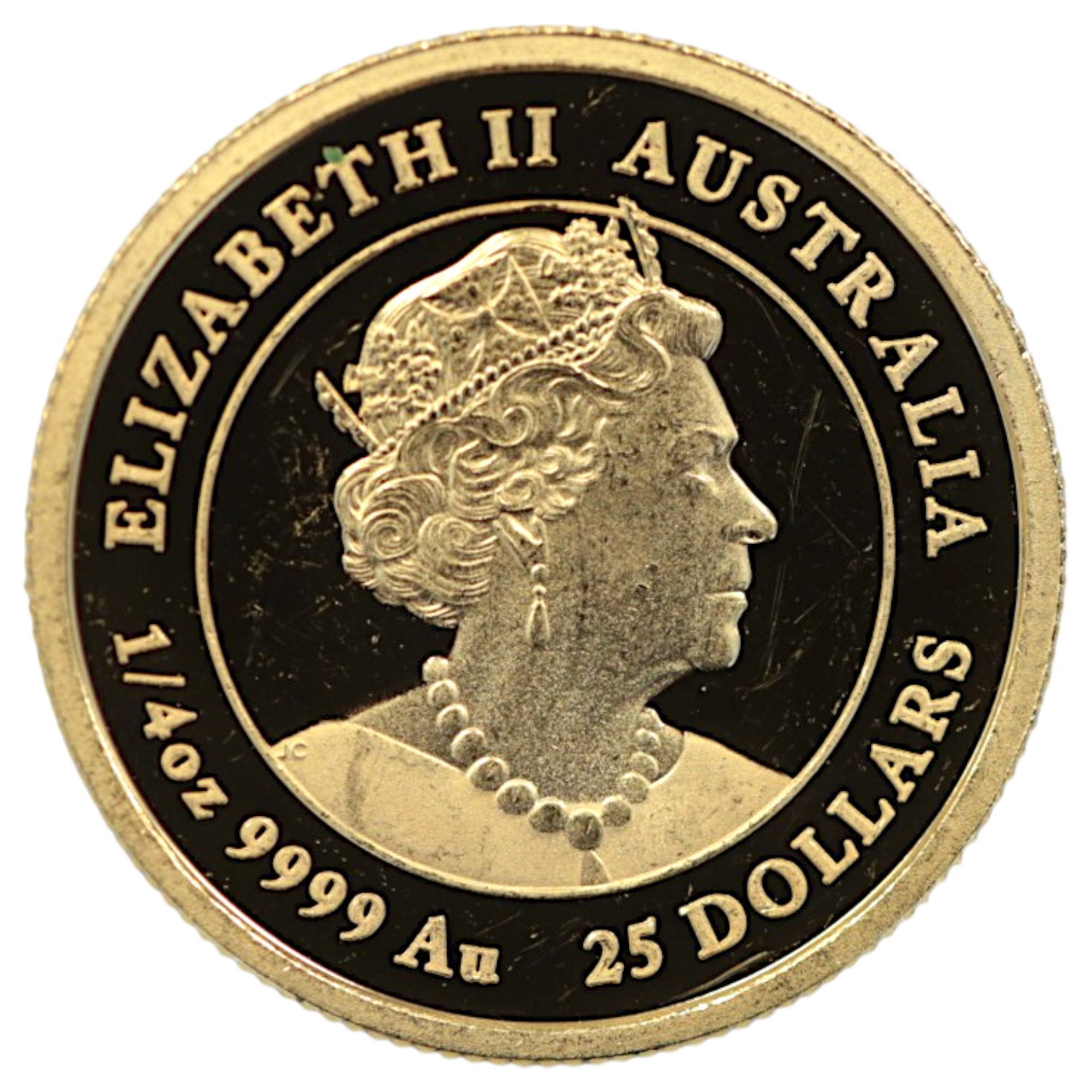 オーストラリア 1/4オンス 25ドル 金貨 干支 2022年 虎