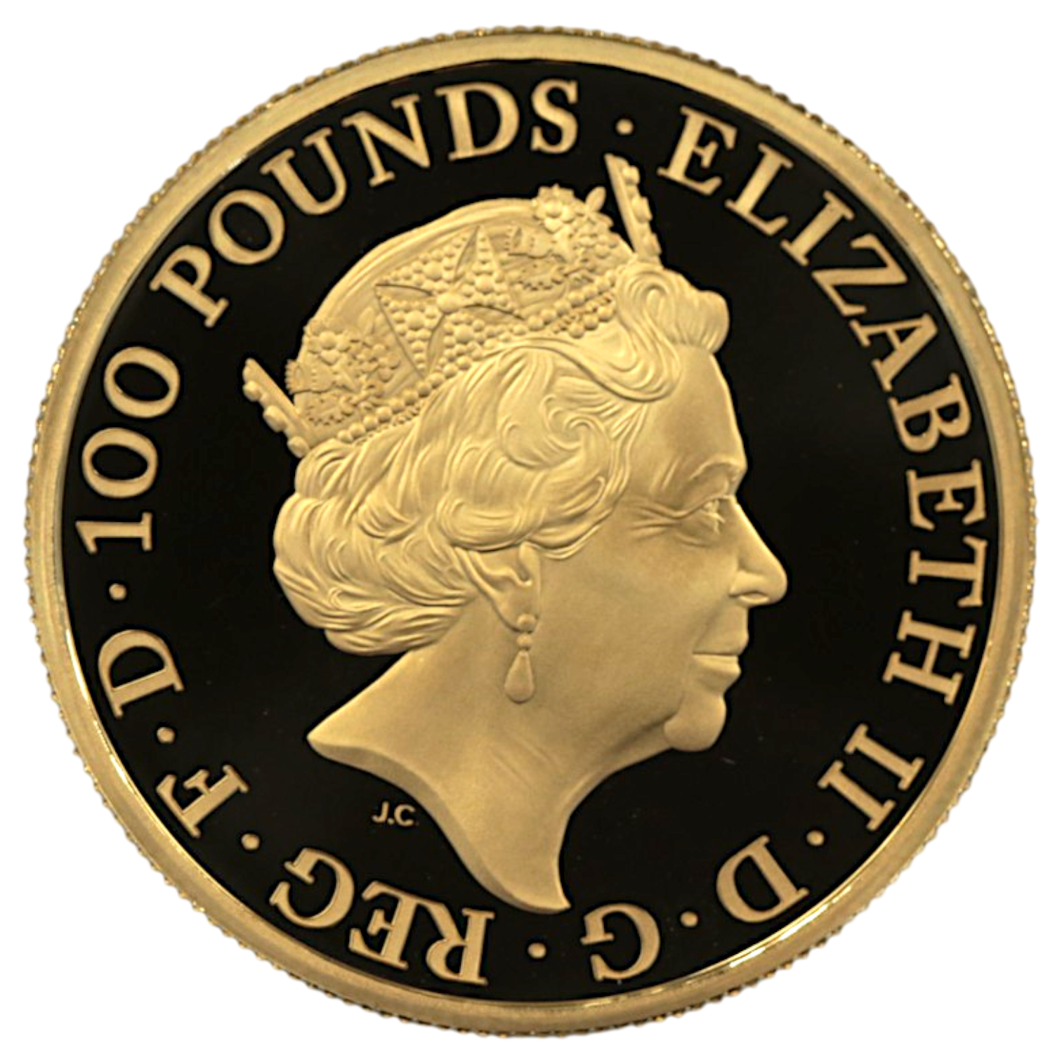 イギリス 100ポンド金貨 2018年 ロンドン鋳 干支 犬
