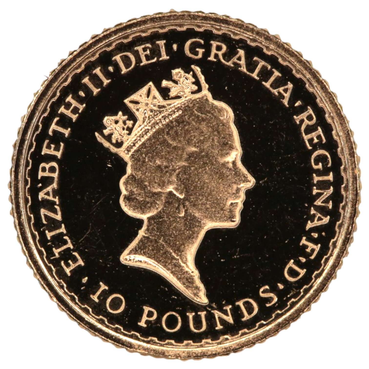 イギリス 10ポンド金貨 1987年 ブリタニア