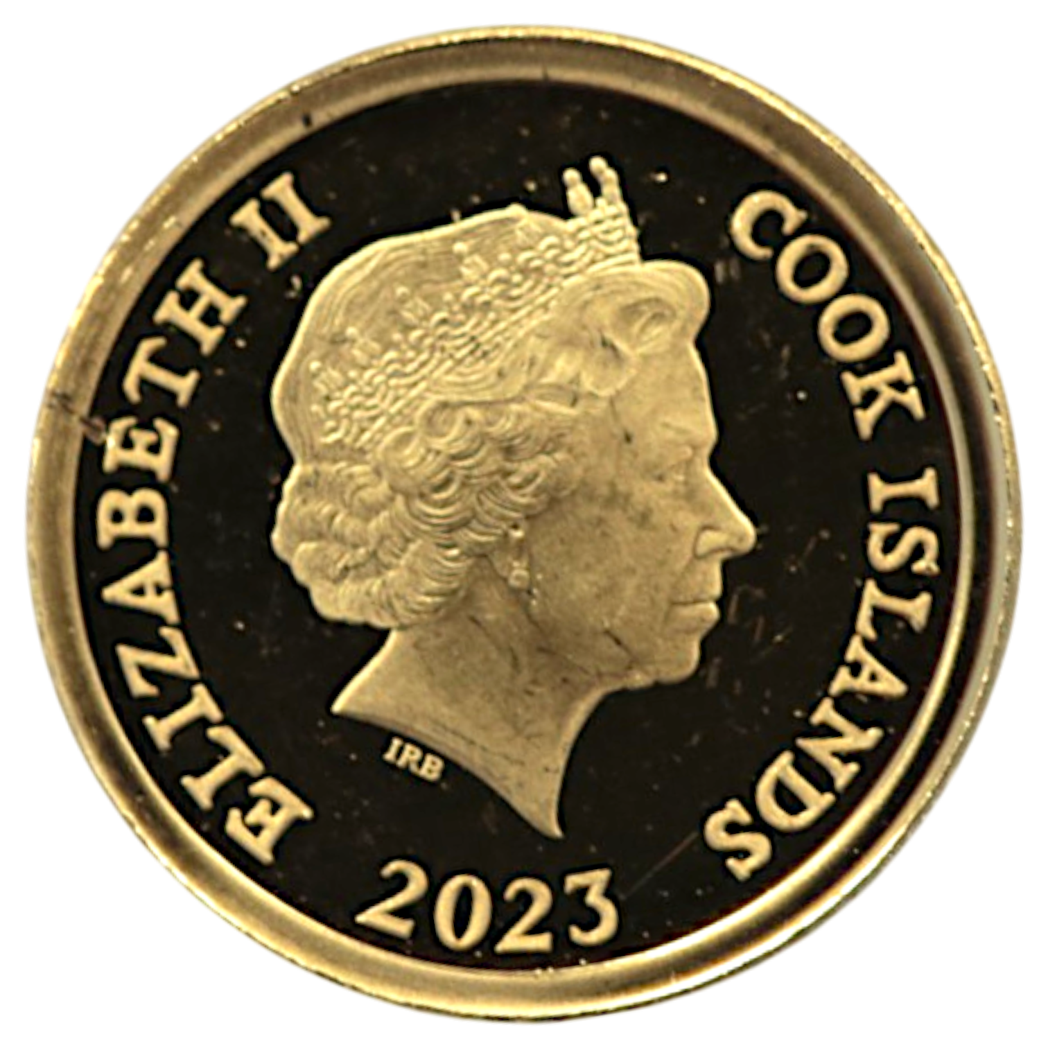 クック島 5ドル金貨 2023年 犬 エリザベス2世