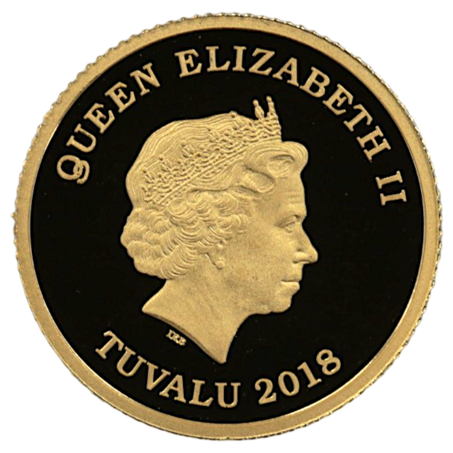 ツバル 15ドル金貨 2018年 フクロウ エリザベス2世