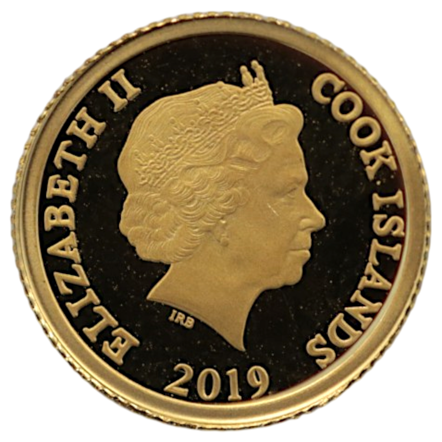 クック島 4ドル金貨 2019年 イルカ エリザベス2世