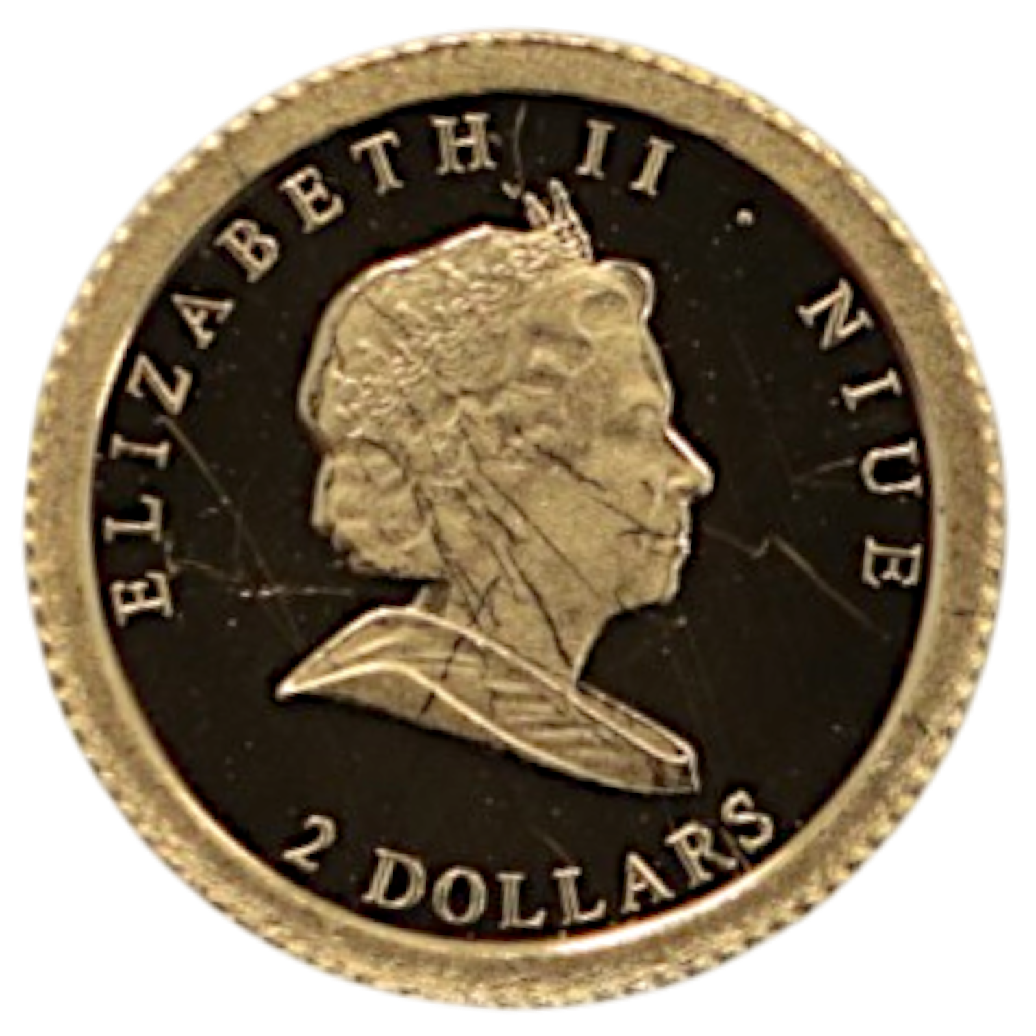 ニウエ 2ドル金貨 2009年 イルカ エリザベス2世