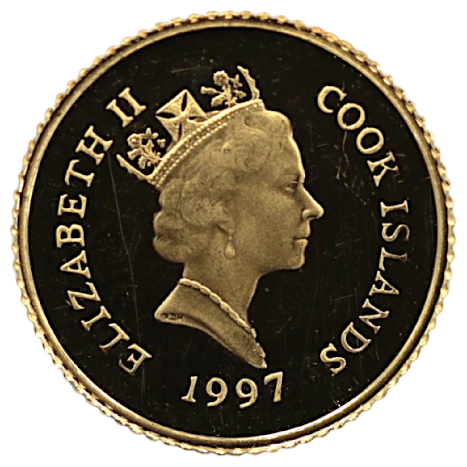 クック島 5ドル金貨 1997年 アザラシ エリザベス2世