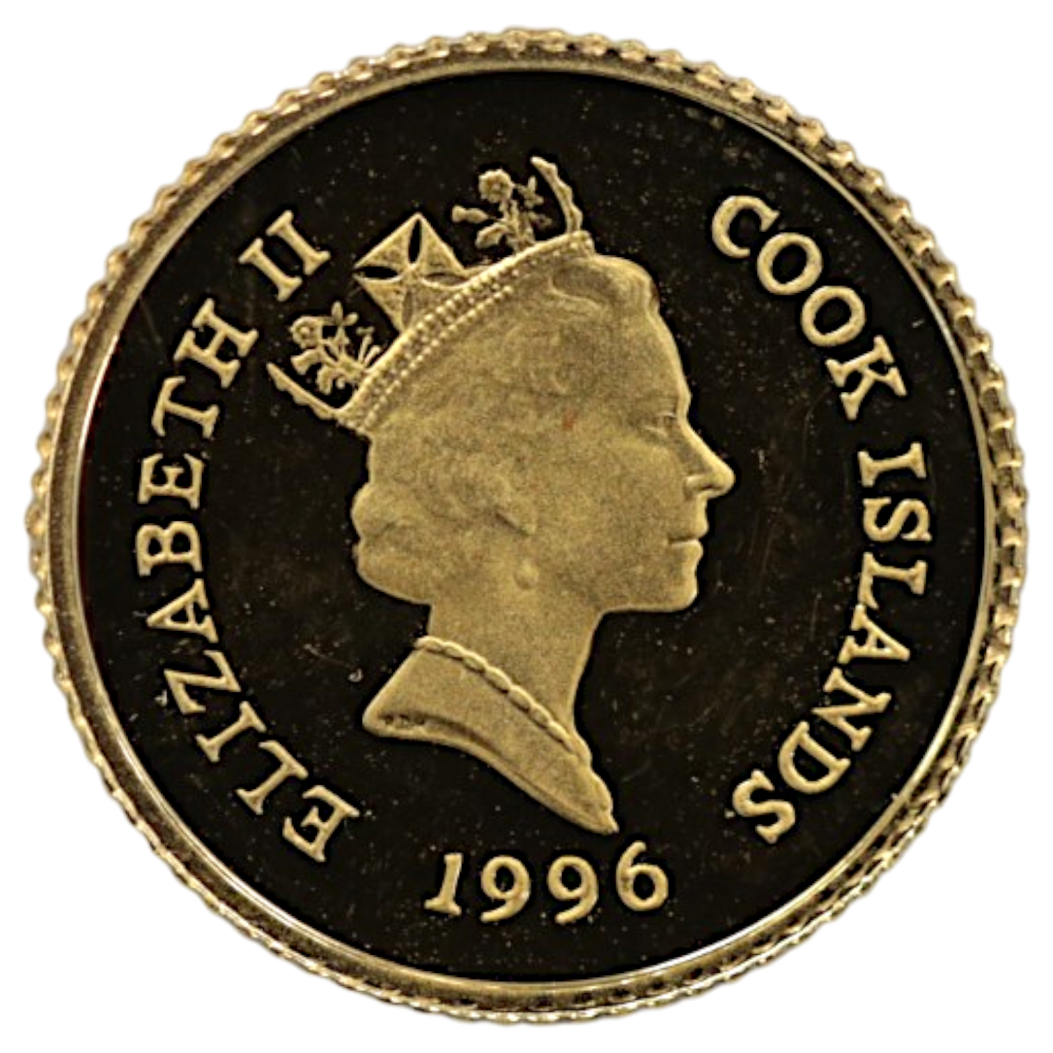 クック島 5ドル金貨 1996年 白熊の親子