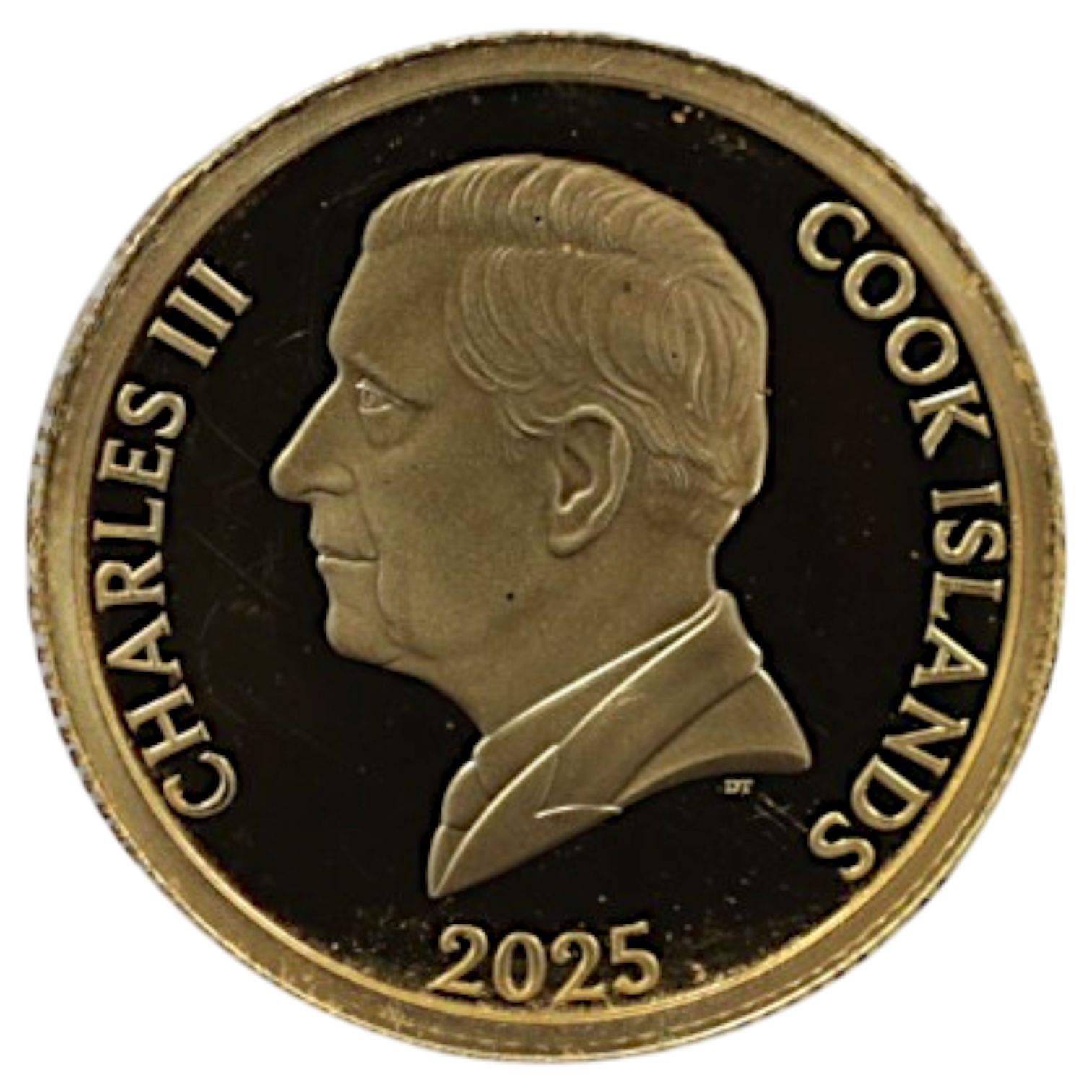 クック島 10ドル金貨 2025年 テディベア チャールズ3世