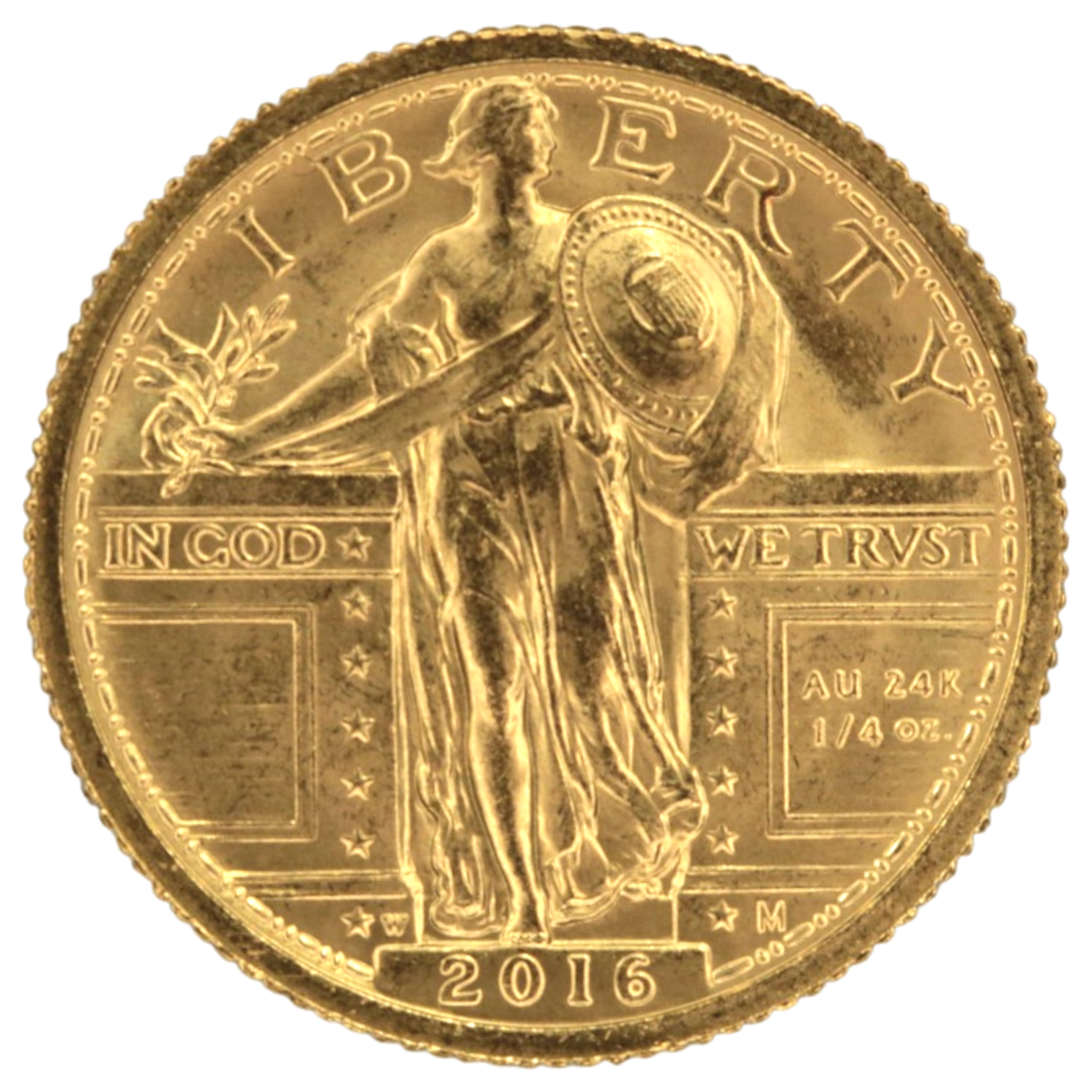 アメリカ 1/4ドル金貨 2016年