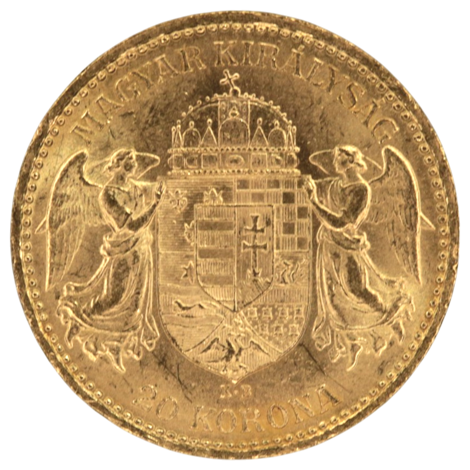 ハンガリー 20コロナ金貨 1893年