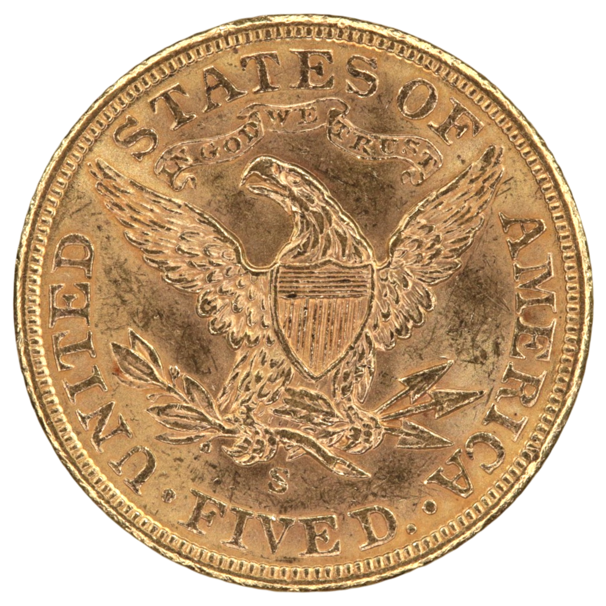 アメリカ 5ドル金貨 1901年