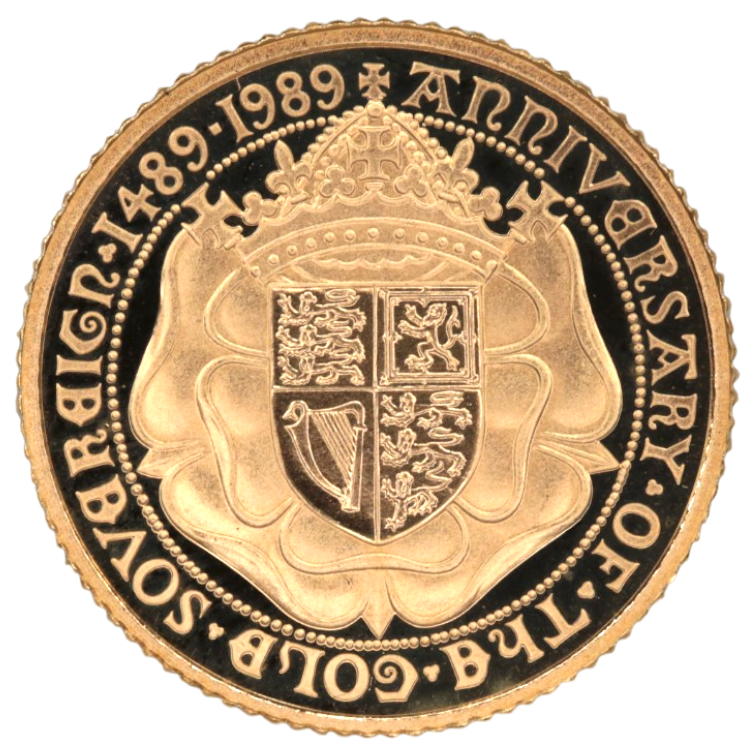 イギリス 1/2ソヴリン金貨 1989年