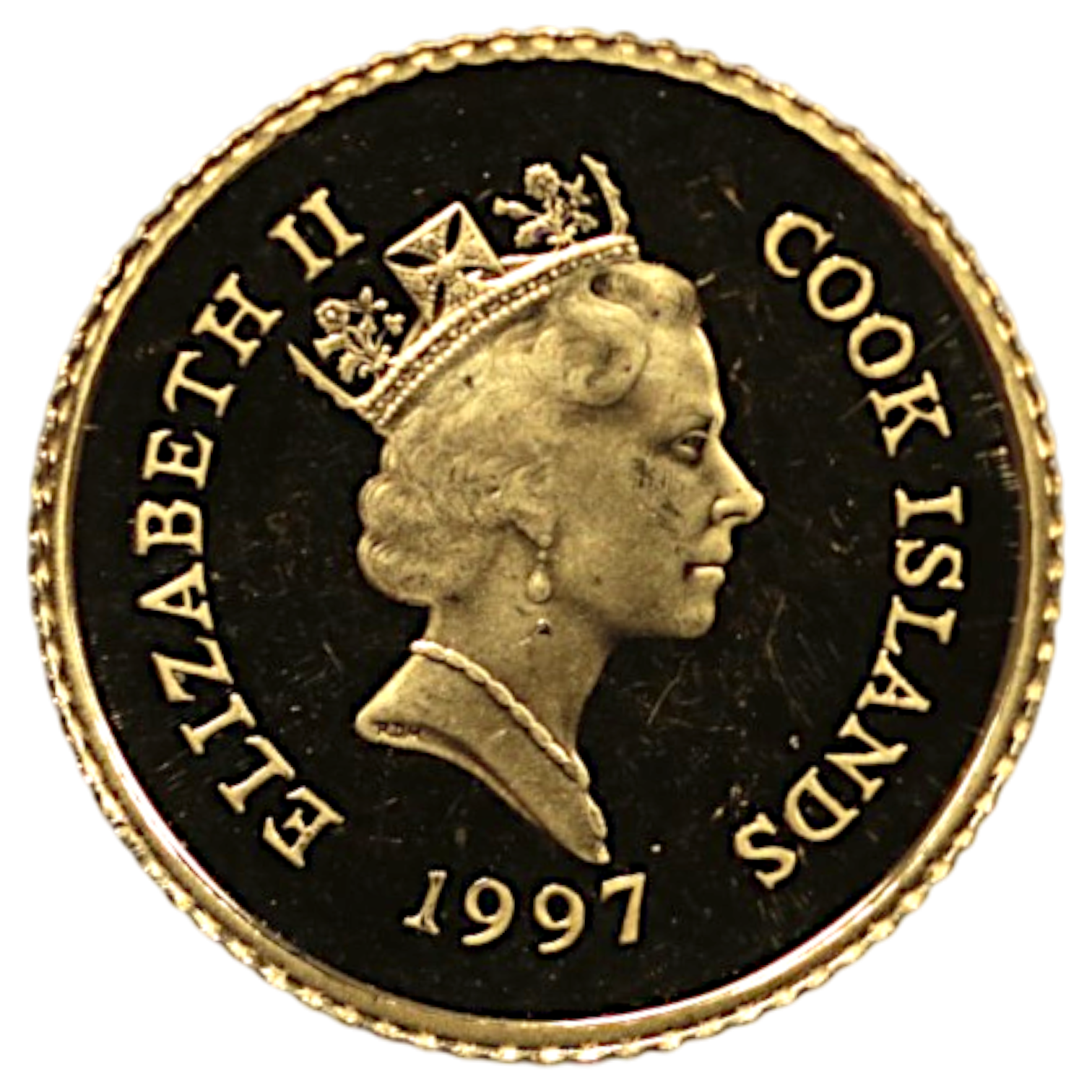 クック島 5ドル金貨 1997年 アシカ エリザベス2世