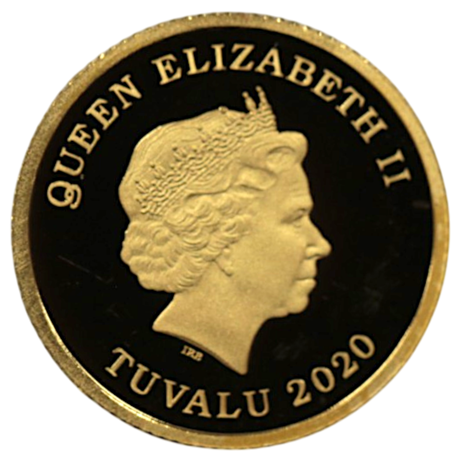 ツバル 15ドル金貨 2020年 猫と蝶 エリザベス2世