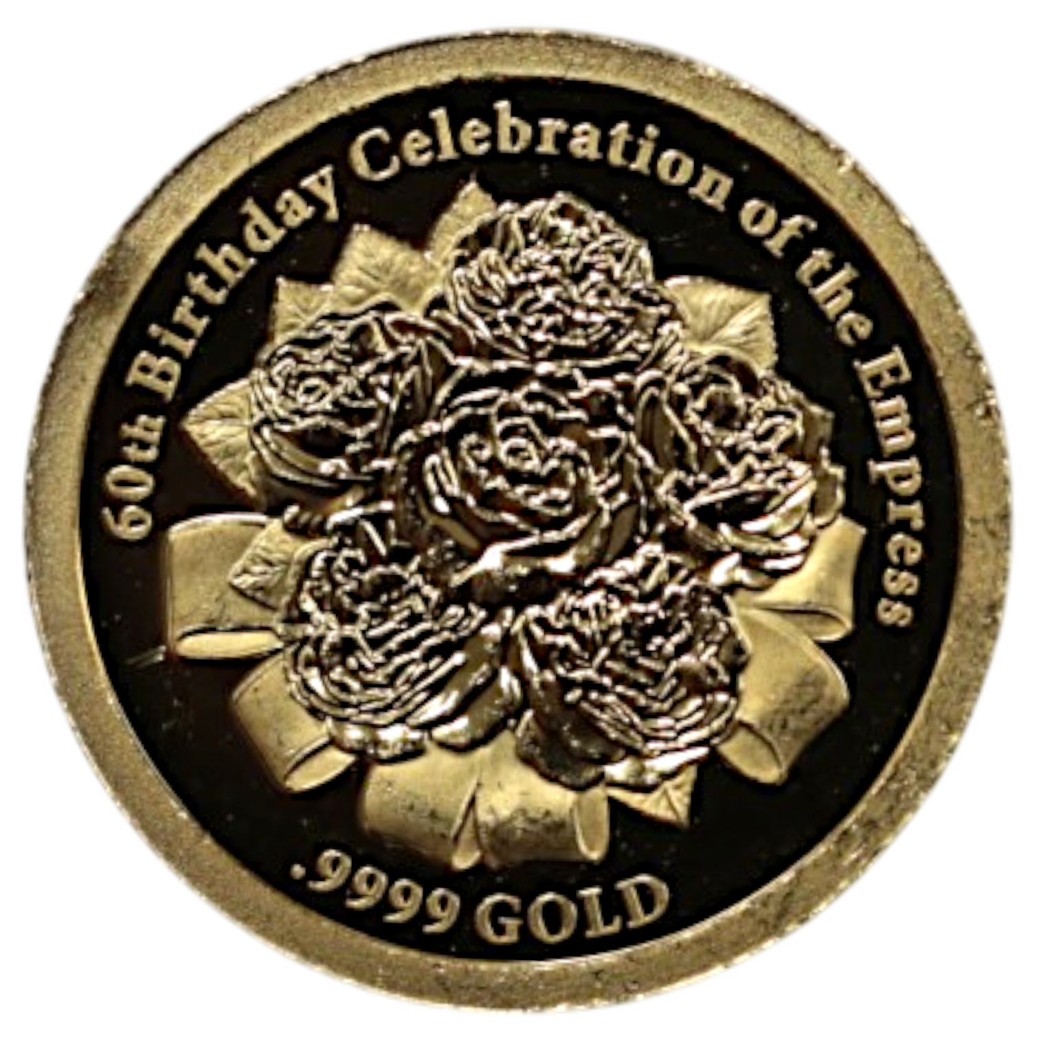 クック島 10ドル金貨 2023年 薔薇 チャールズ3世