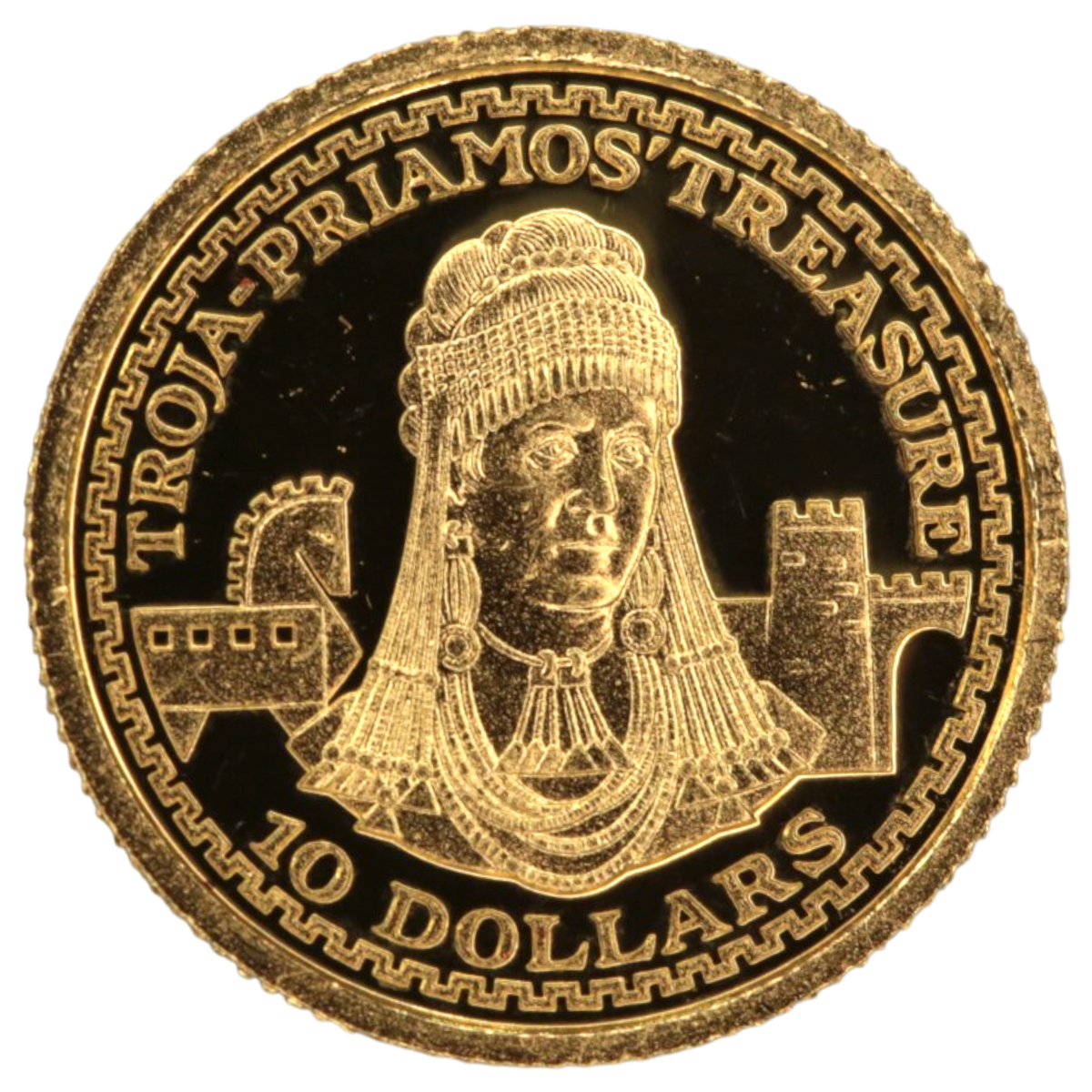 ナウル 10ドル金貨 2003年