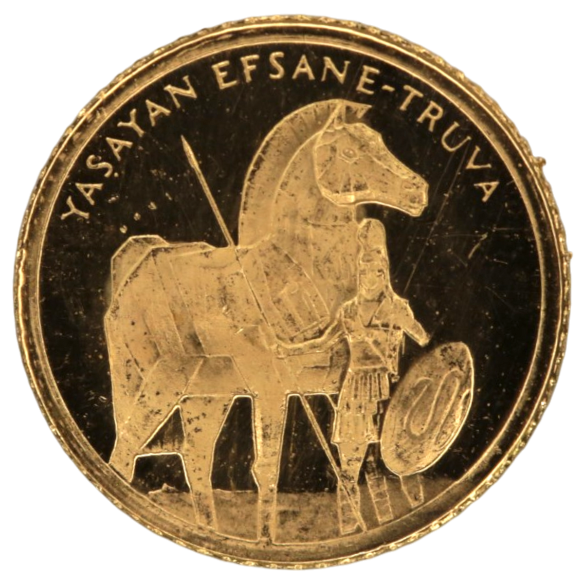 トルコ 7,500,000リラ金貨 1999年