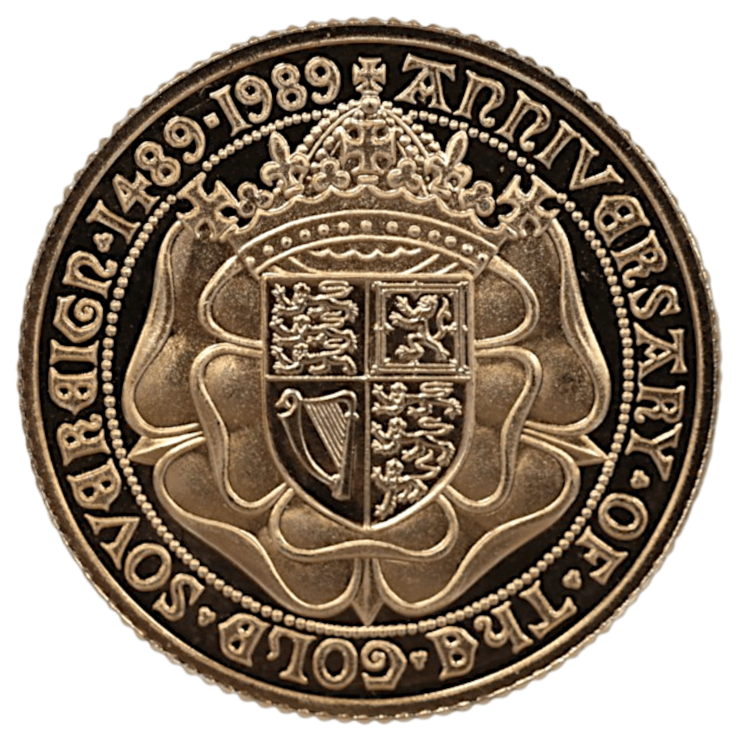 イギリス ソヴリン金貨 1989年 ロンドン鋳 エリザベス2世 ソヴリン発行500周年 - NJ BUYER'S MARKETPLACE