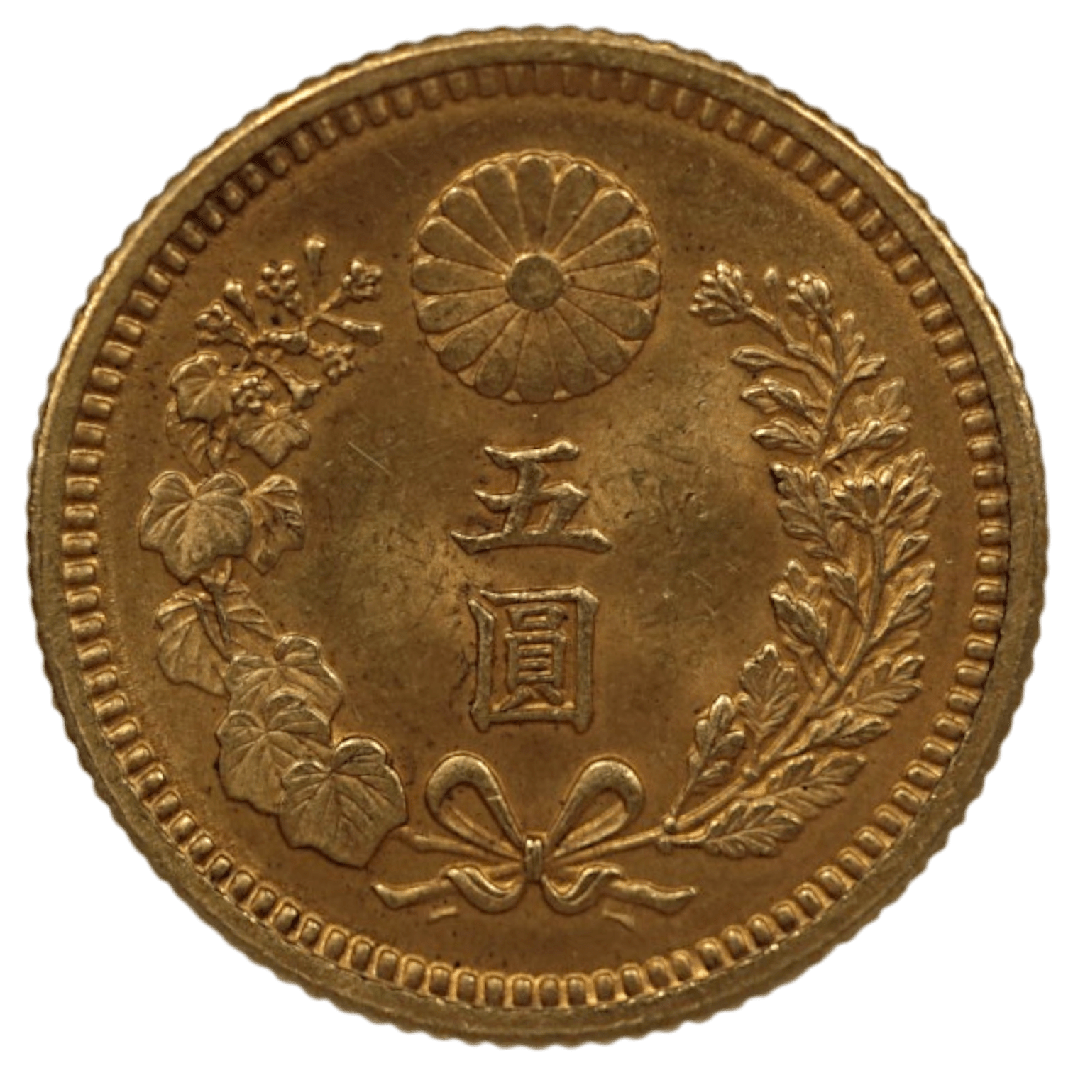 日本 新5円金貨 大正13年 大阪鋳 旭日 - NJ BUYER'S MARKETPLACE