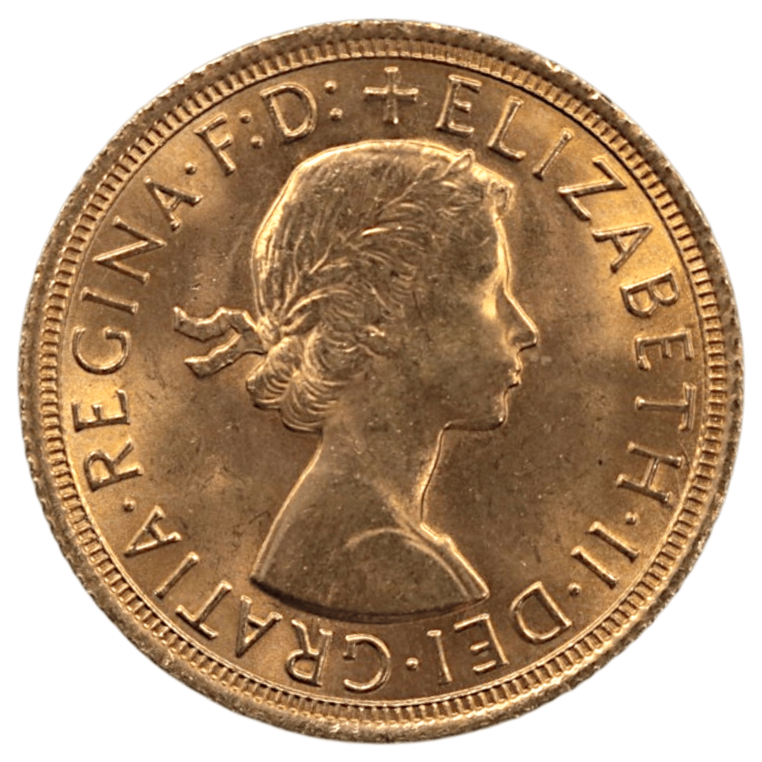 イギリス ソブリン金貨 1968年 ロンドン鋳 エリザベス2世 ヤングヘッド - NJ BUYER'S MARKETPLACE
