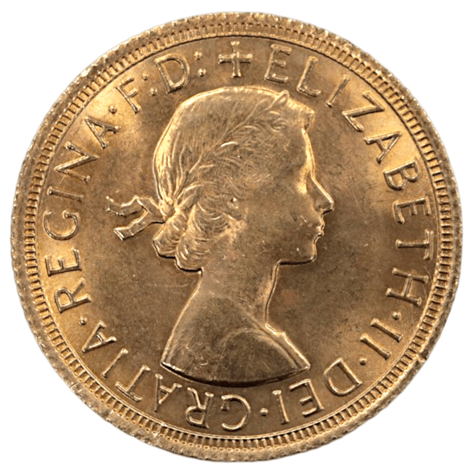 イギリス ソブリン金貨 1968年 ロンドン鋳 エリザベス2世 ヤングヘッド - NJ BUYER'S MARKETPLACE