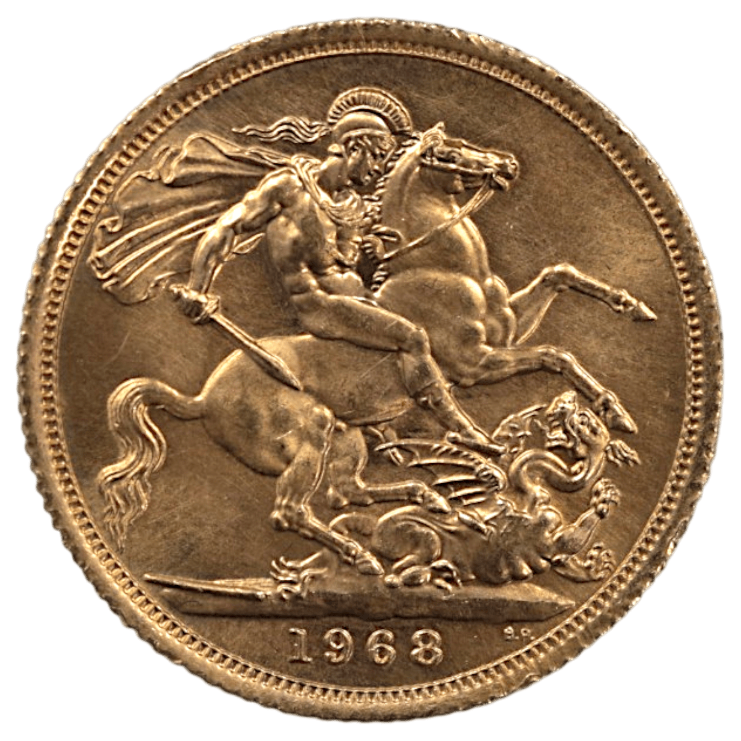 イギリス ソブリン金貨 1968年 ロンドン鋳 エリザベス2世 ヤングヘッド - NJ BUYER'S MARKETPLACE