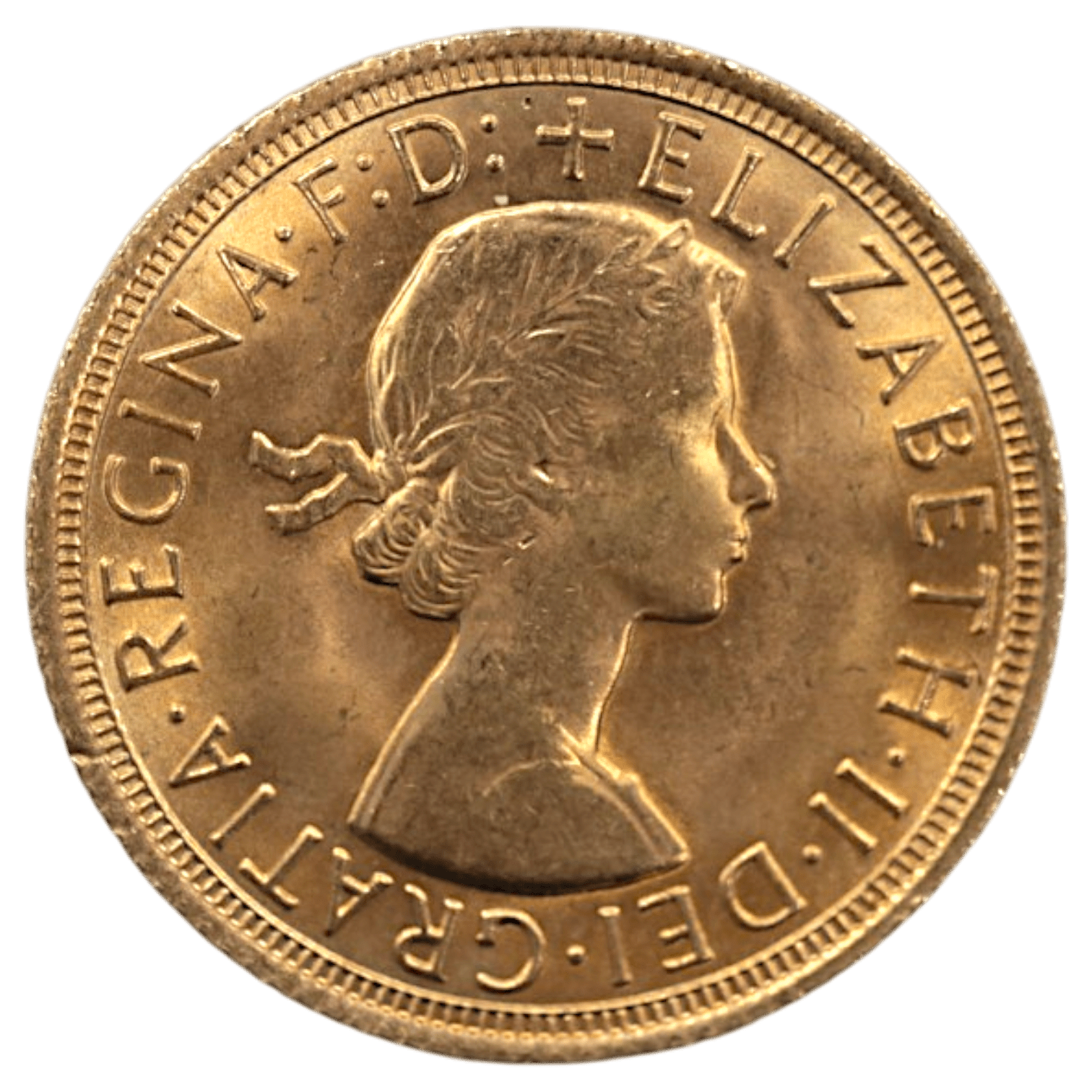 イギリス ソブリン金貨 1968年 ロンドン鋳 エリザベス2世 ヤングヘッド - NJ BUYER'S MARKETPLACE