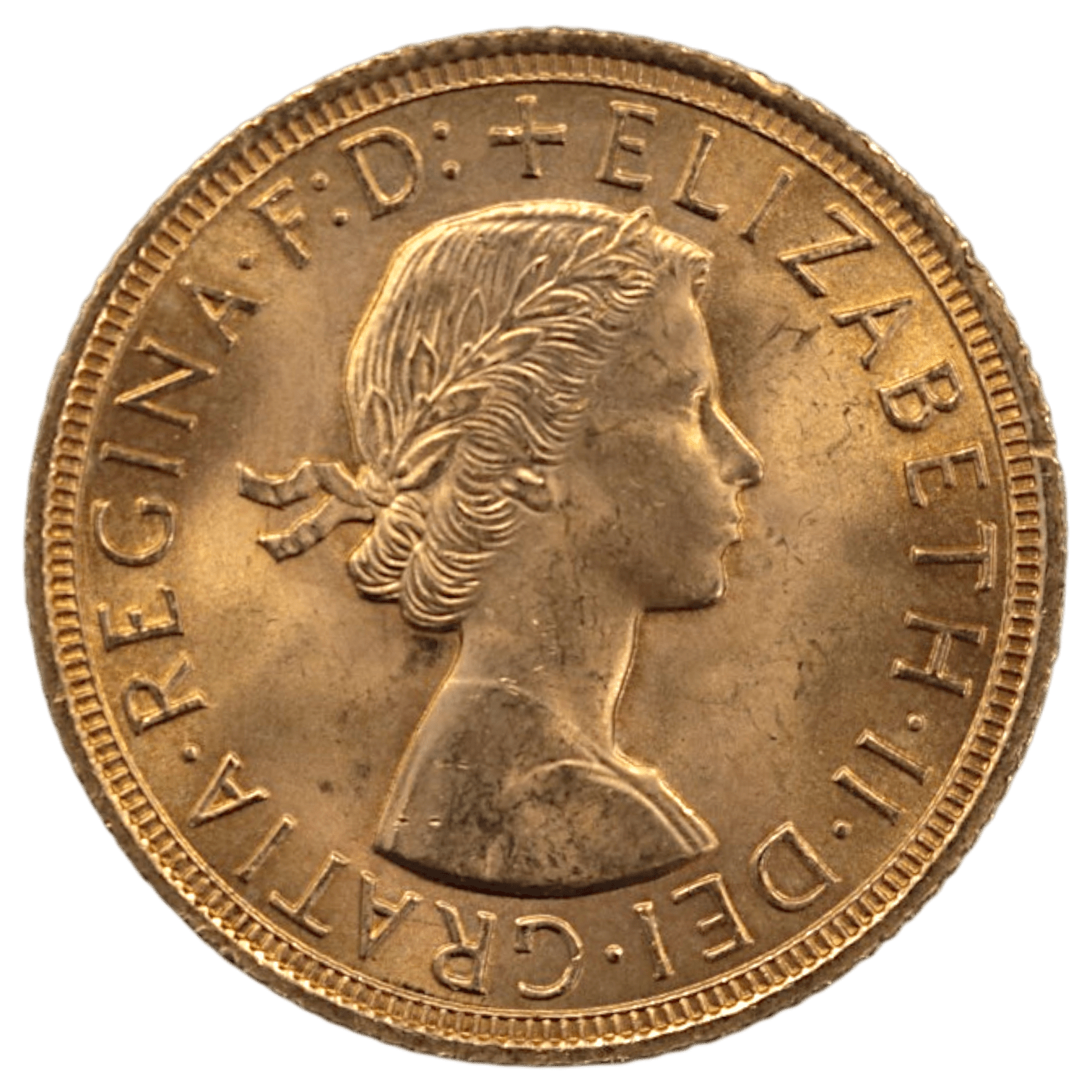 イギリス ソブリン金貨 1958年 ロンドン鋳 エリザベス2世 ヤングヘッド - NJ BUYER'S MARKETPLACE