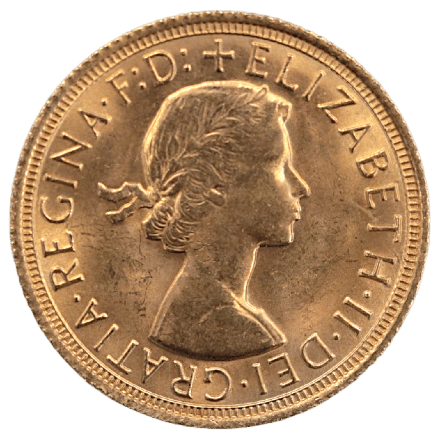 イギリス ソブリン金貨 1968年 ロンドン鋳 エリザベス2世 ヤングヘッド - NJ BUYER'S MARKETPLACE