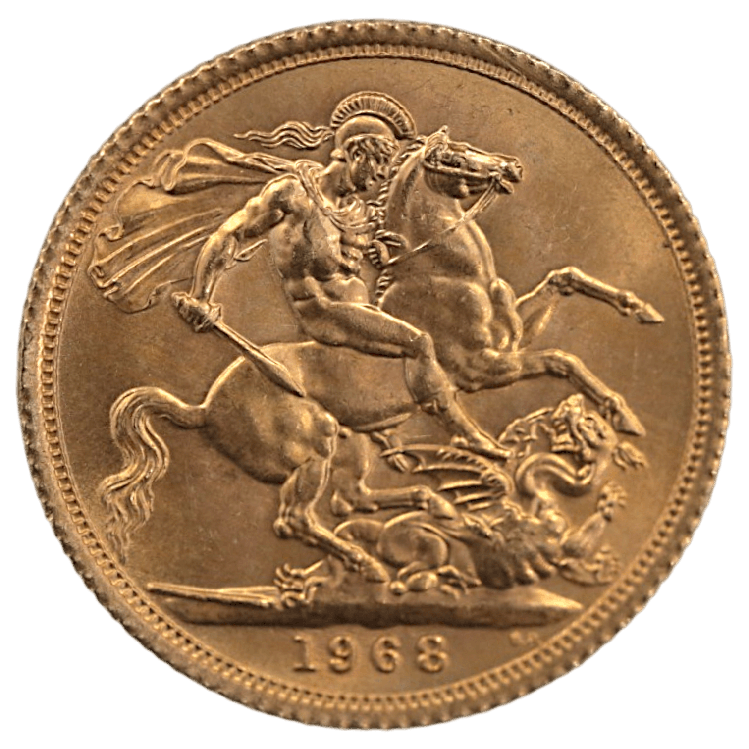 イギリス ソブリン金貨 1968年 ロンドン鋳 エリザベス2世 ヤングヘッド - NJ BUYER'S MARKETPLACE