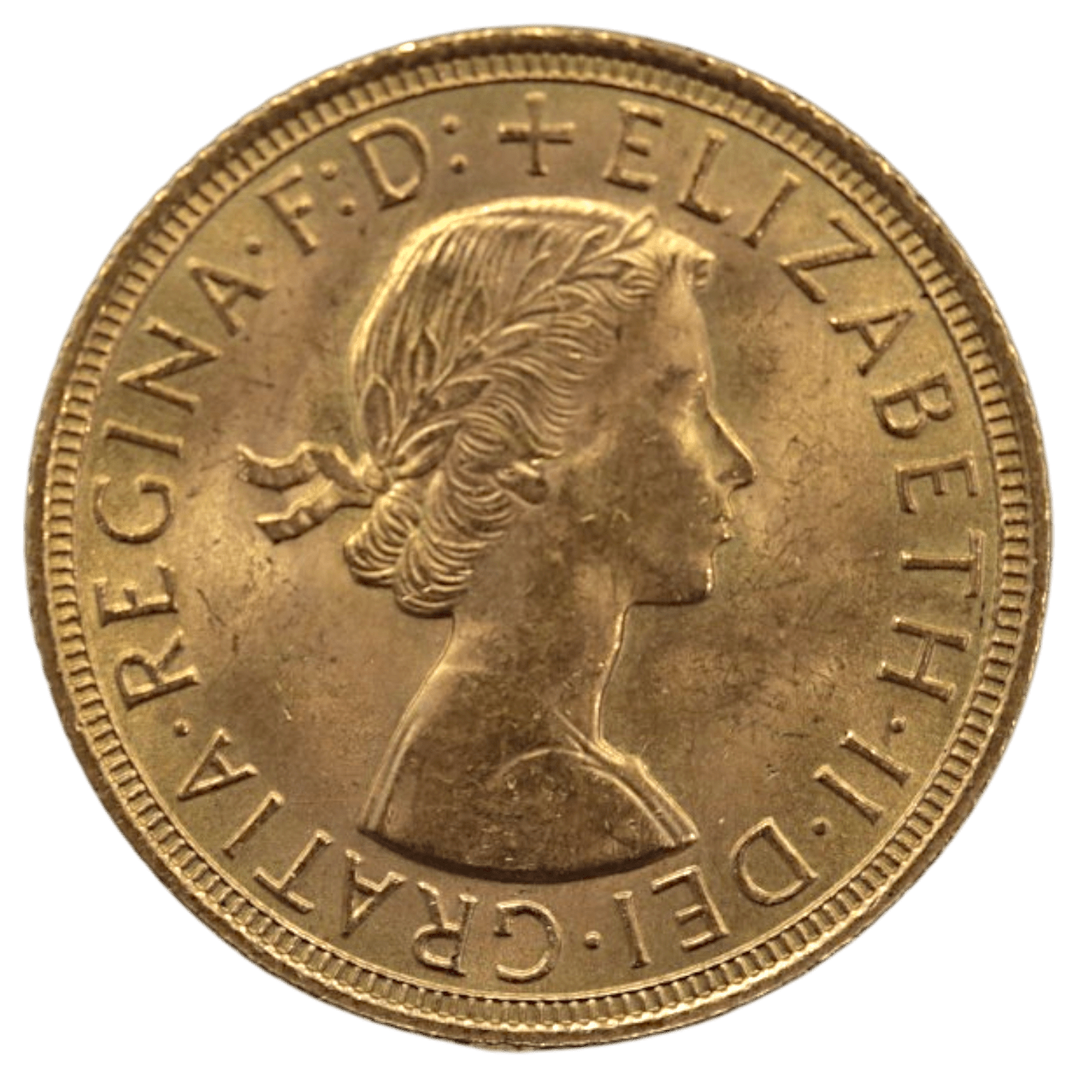 イギリス ソブリン金貨 1968年 ロンドン鋳 エリザベス2世 ヤングヘッド - NJ BUYER'S MARKETPLACE
