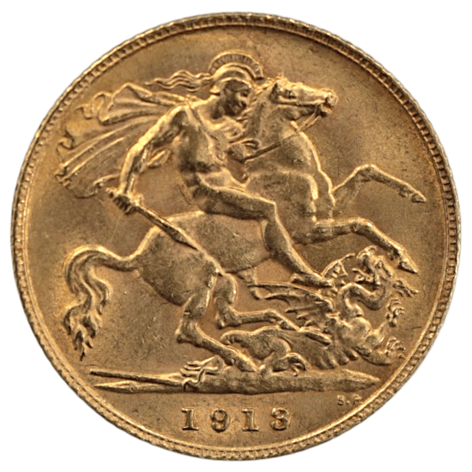 イギリス ソブリン金貨 1913年 ロンドン鋳 ジョージ5世 - NJ BUYER'S MARKETPLACE