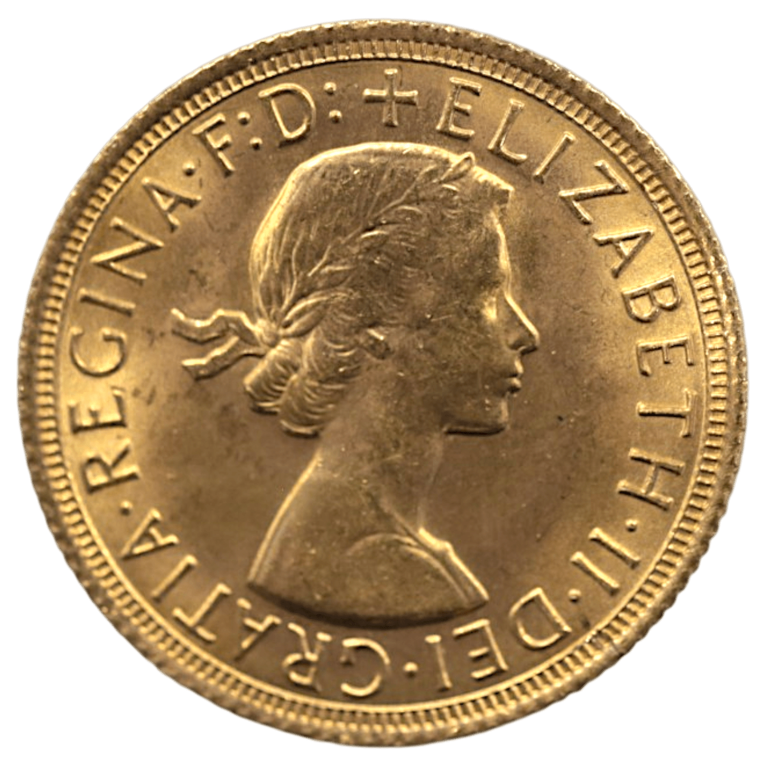 イギリス ソブリン金貨 1968年 ロンドン鋳 エリザベス2世 ヤングヘッド - NJ BUYER'S MARKETPLACE