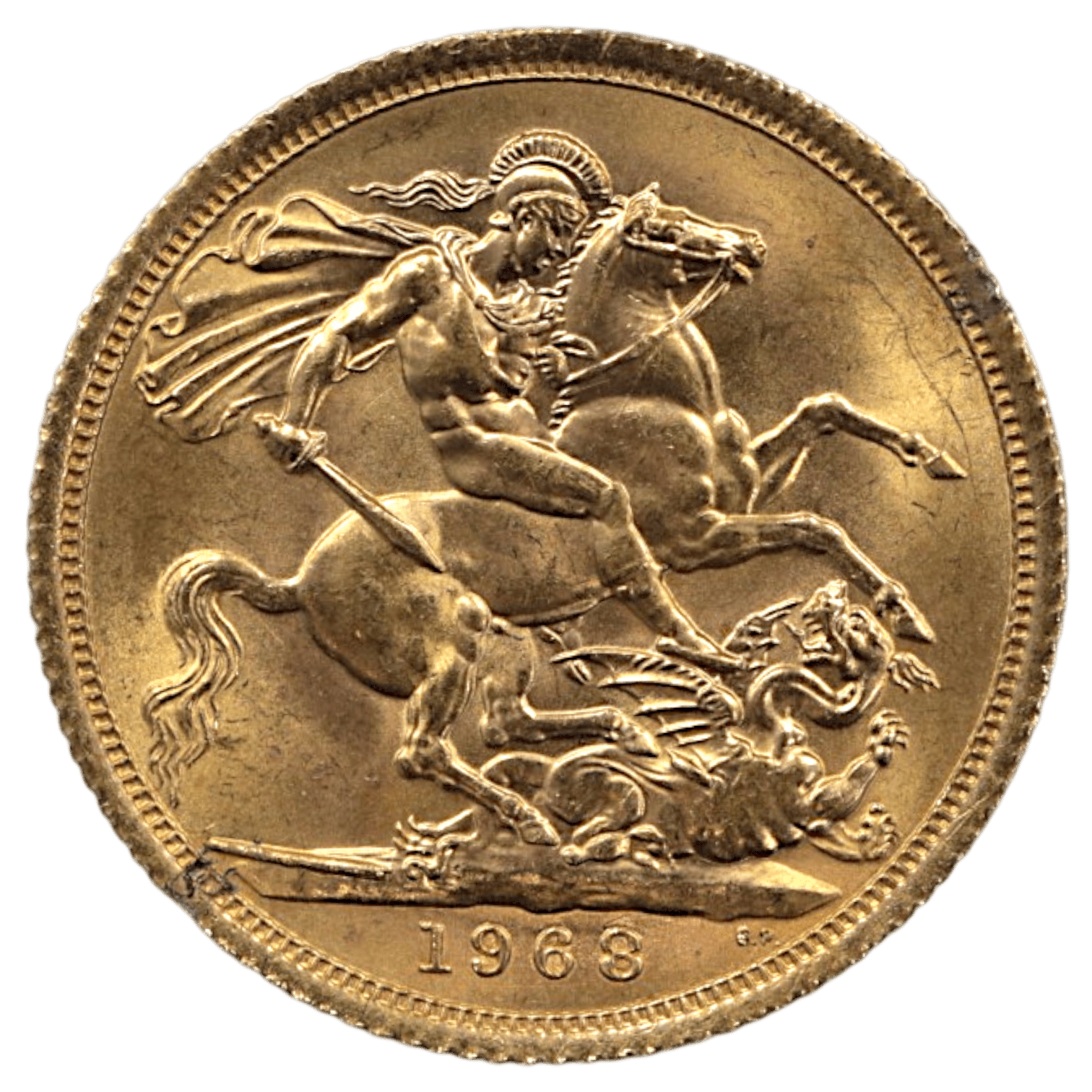 イギリス ソブリン金貨 1968年 ロンドン鋳 エリザベス2世 ヤングヘッド - NJ BUYER'S MARKETPLACE