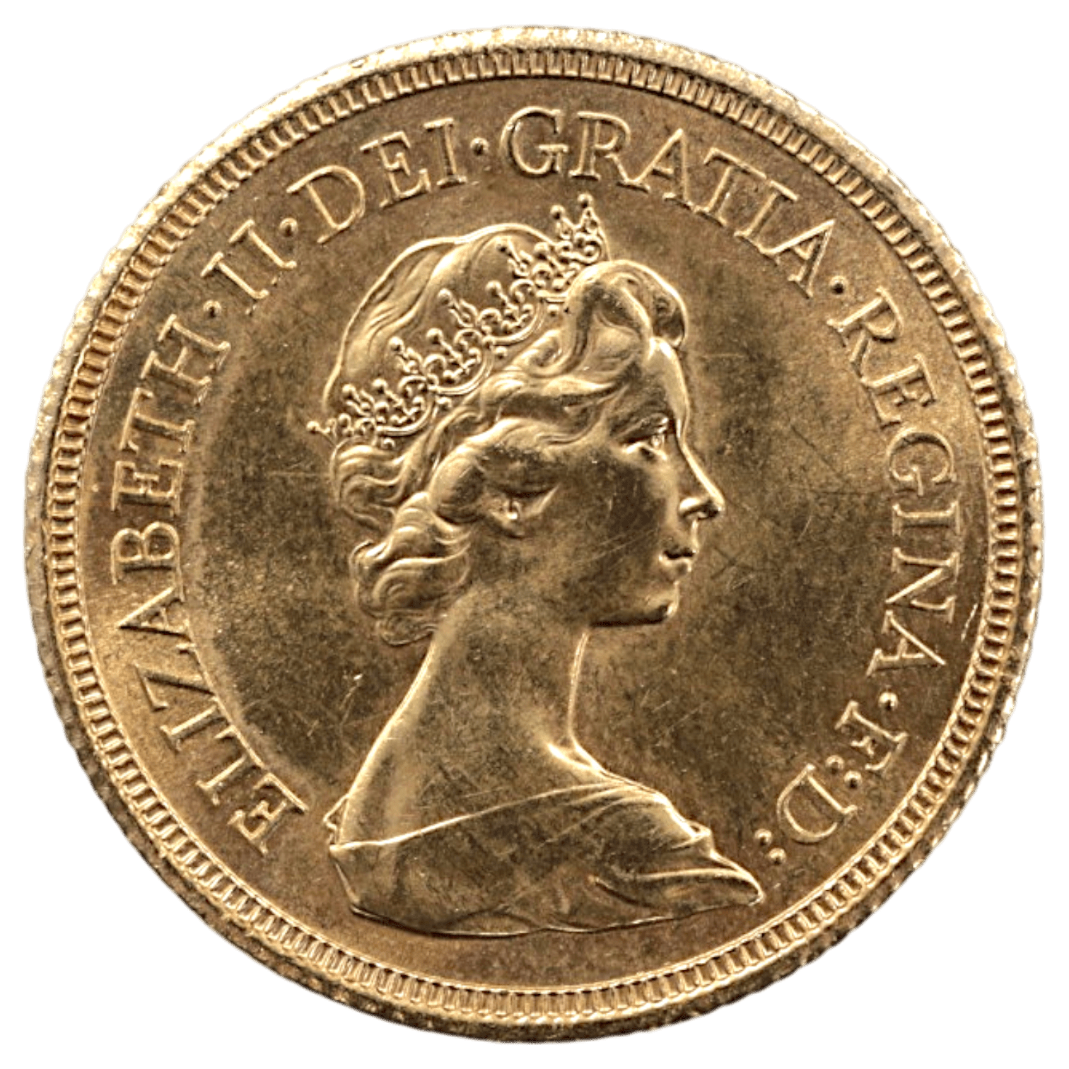 イギリス ソブリン金貨 1982年 ロンドン鋳 エリザベス2世 第2肖像 - NJ BUYER'S MARKETPLACE
