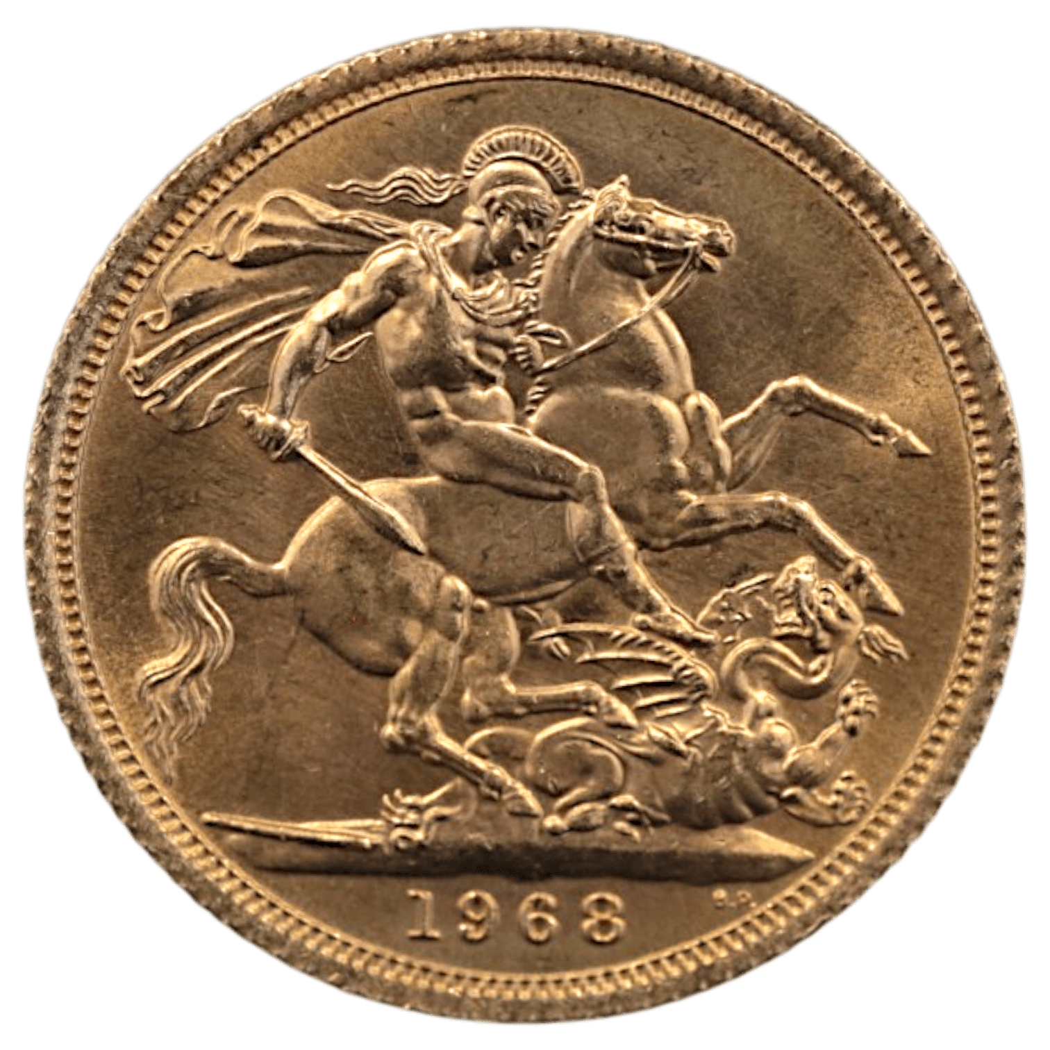 イギリス ソヴリン金貨 1968年 ロンドン鋳 エリザベス2世 ヤングヘッド - NJ BUYER'S MARKETPLACE