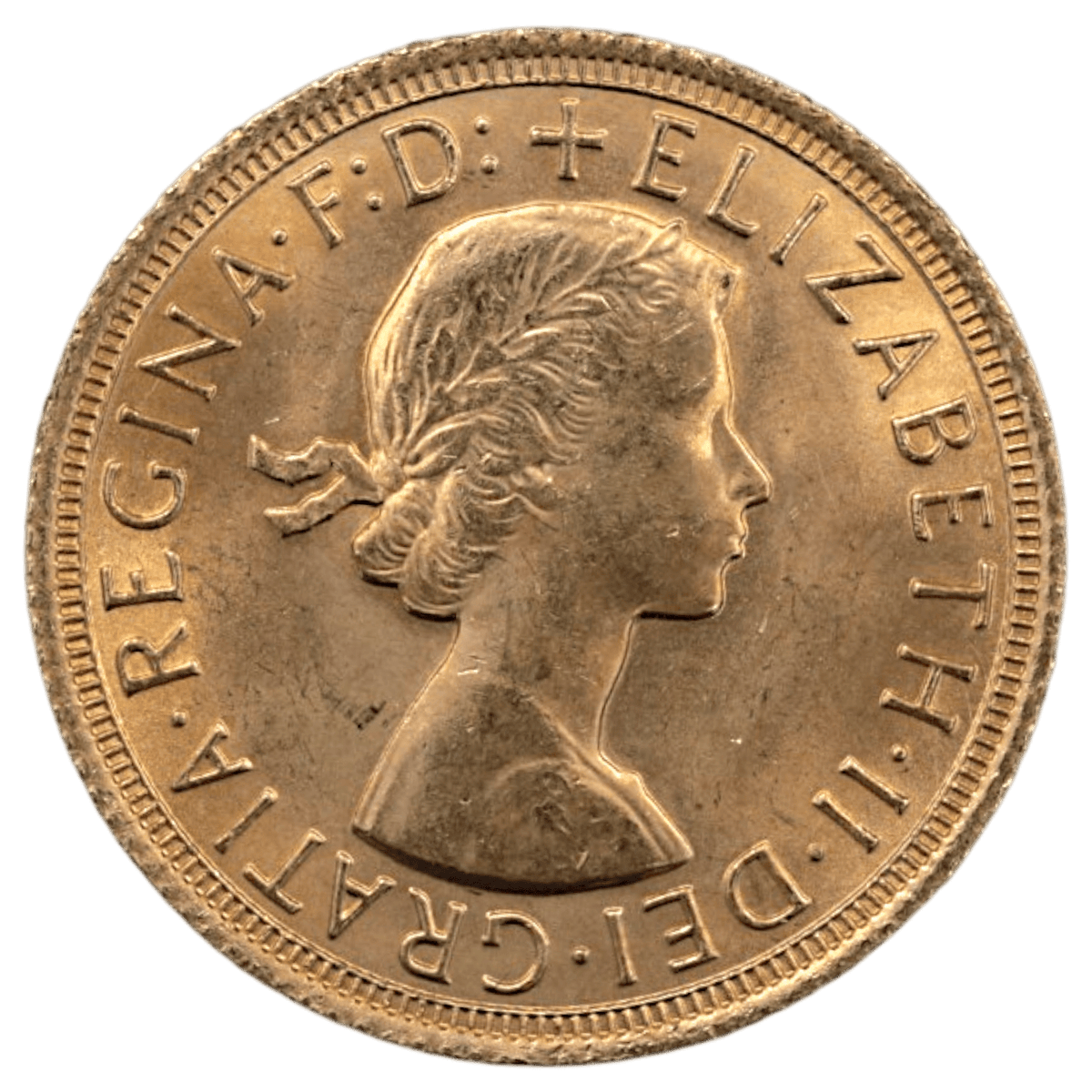イギリス ソブリン金貨 1968年 ロンドン鋳 エリザベス2世 ヤングヘッド - NJ BUYER'S MARKETPLACE