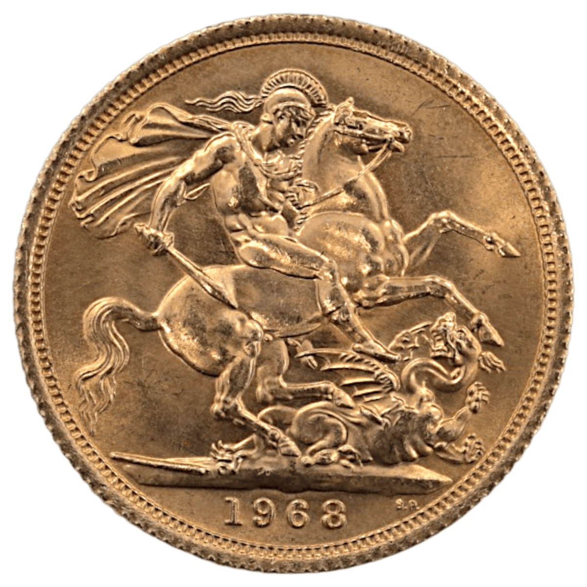 イギリス ソブリン金貨 1968年 ロンドン鋳 エリザベス2世 ヤングヘッド - NJ BUYER'S MARKETPLACE