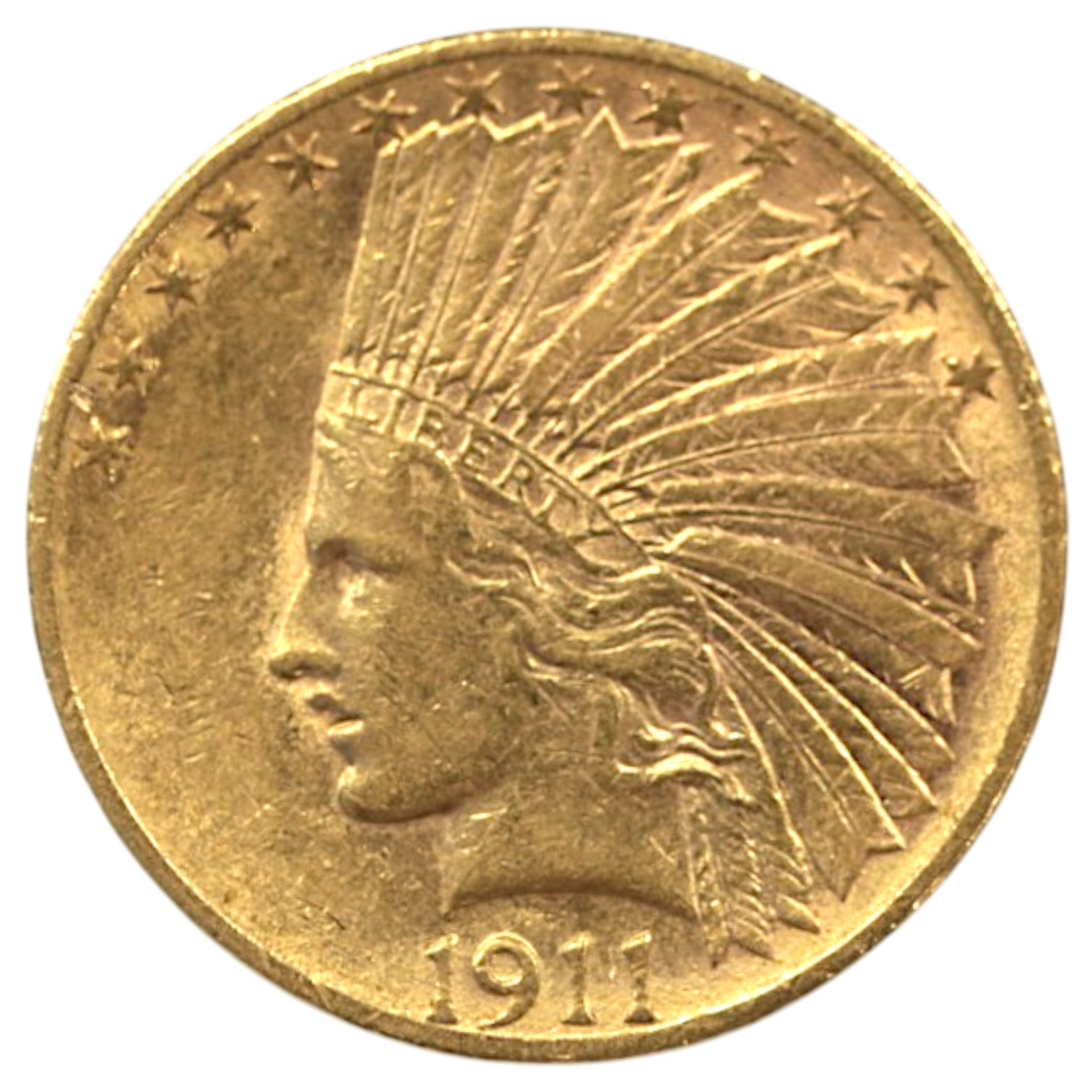 アメリカ 10ドル金貨 1911年 フィラデルフィア鋳 インディアン