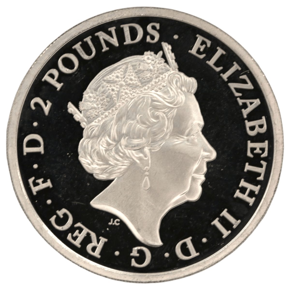 イギリス 2ポンド銀貨 2022年 ロンドン鋳 ブリタニア エリザベス2世 - NJ BUYER'S MARKETPLACE