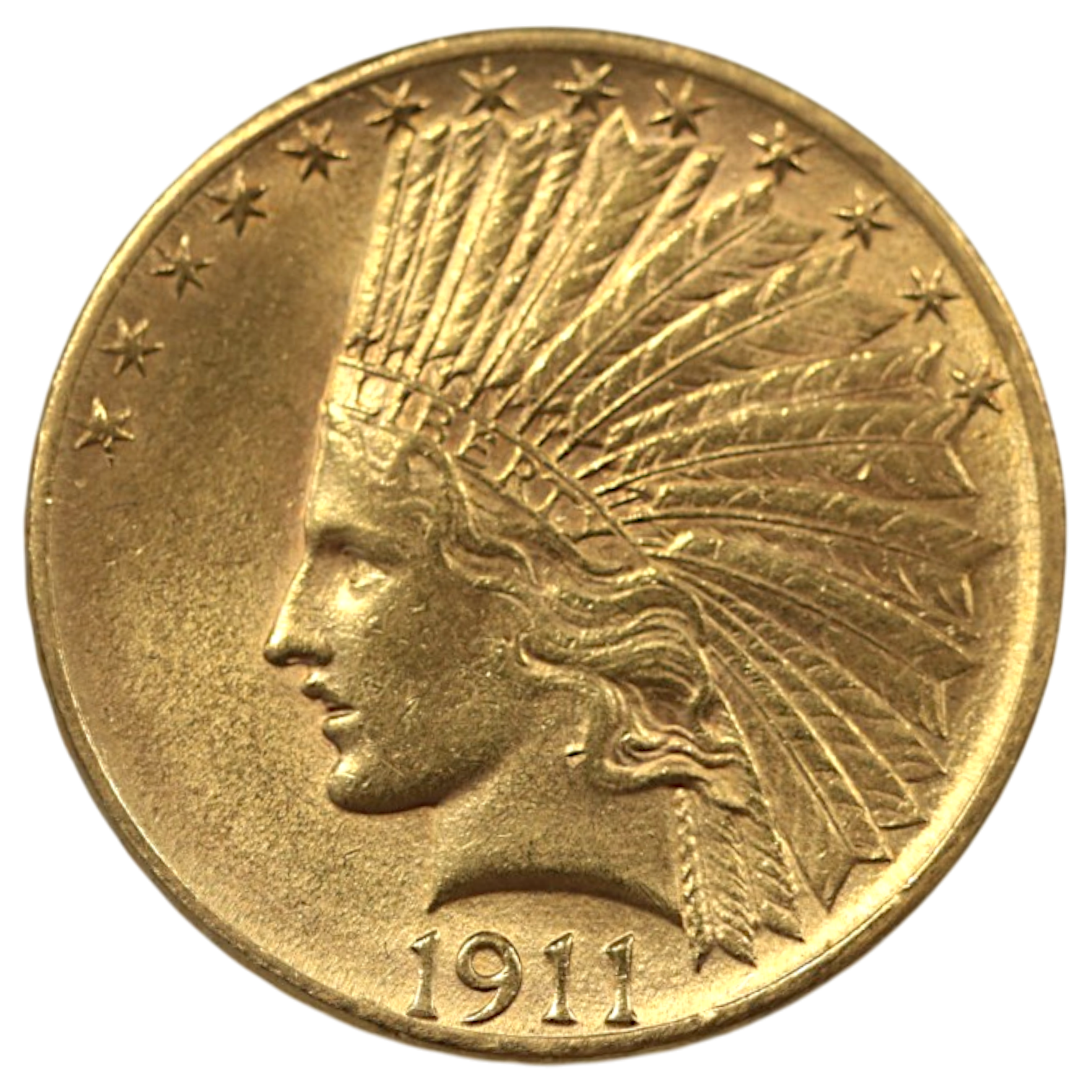 アメリカ 10ドル金貨 1911年 フィラデルフィア鋳 インディアン