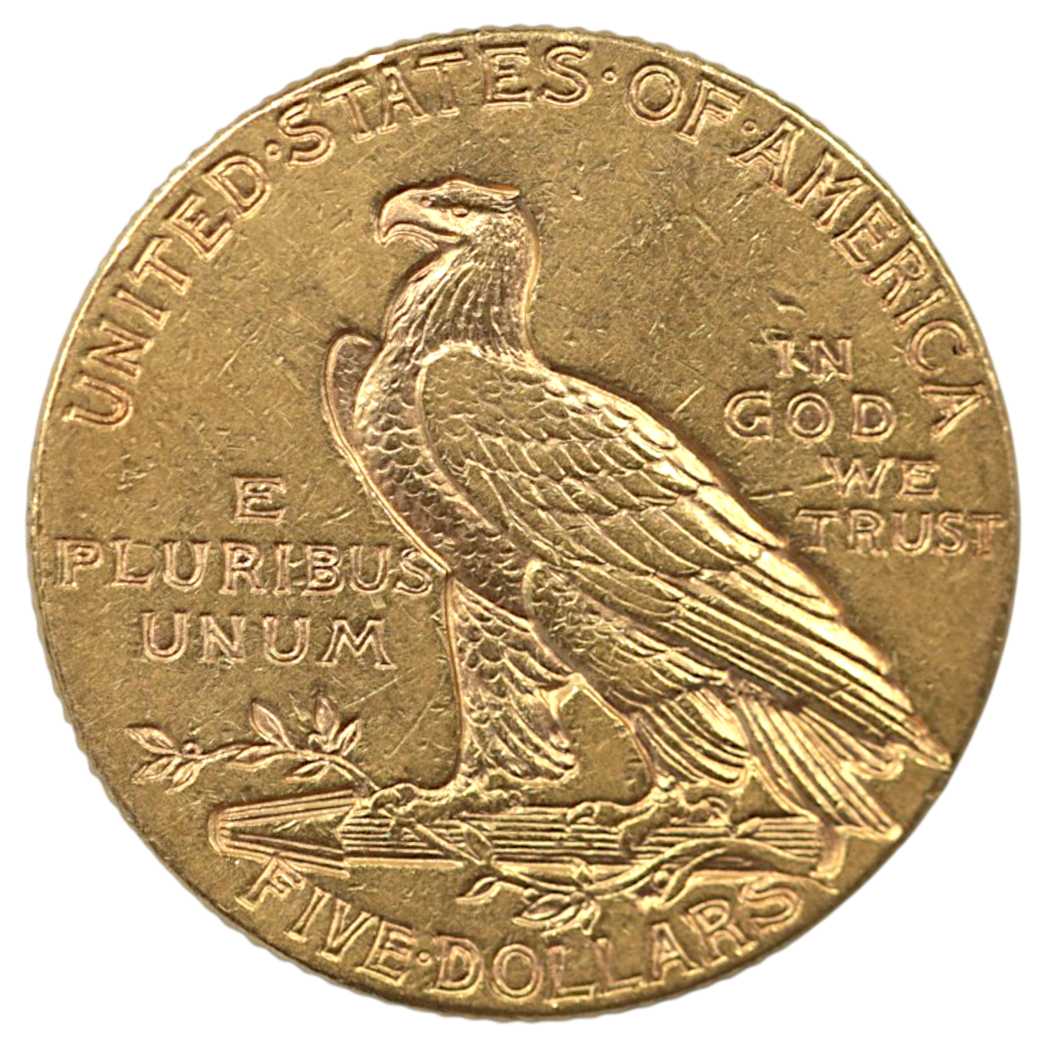 アメリカ 5ドル金貨 1915年 フィラデルフィア鋳 インディアン